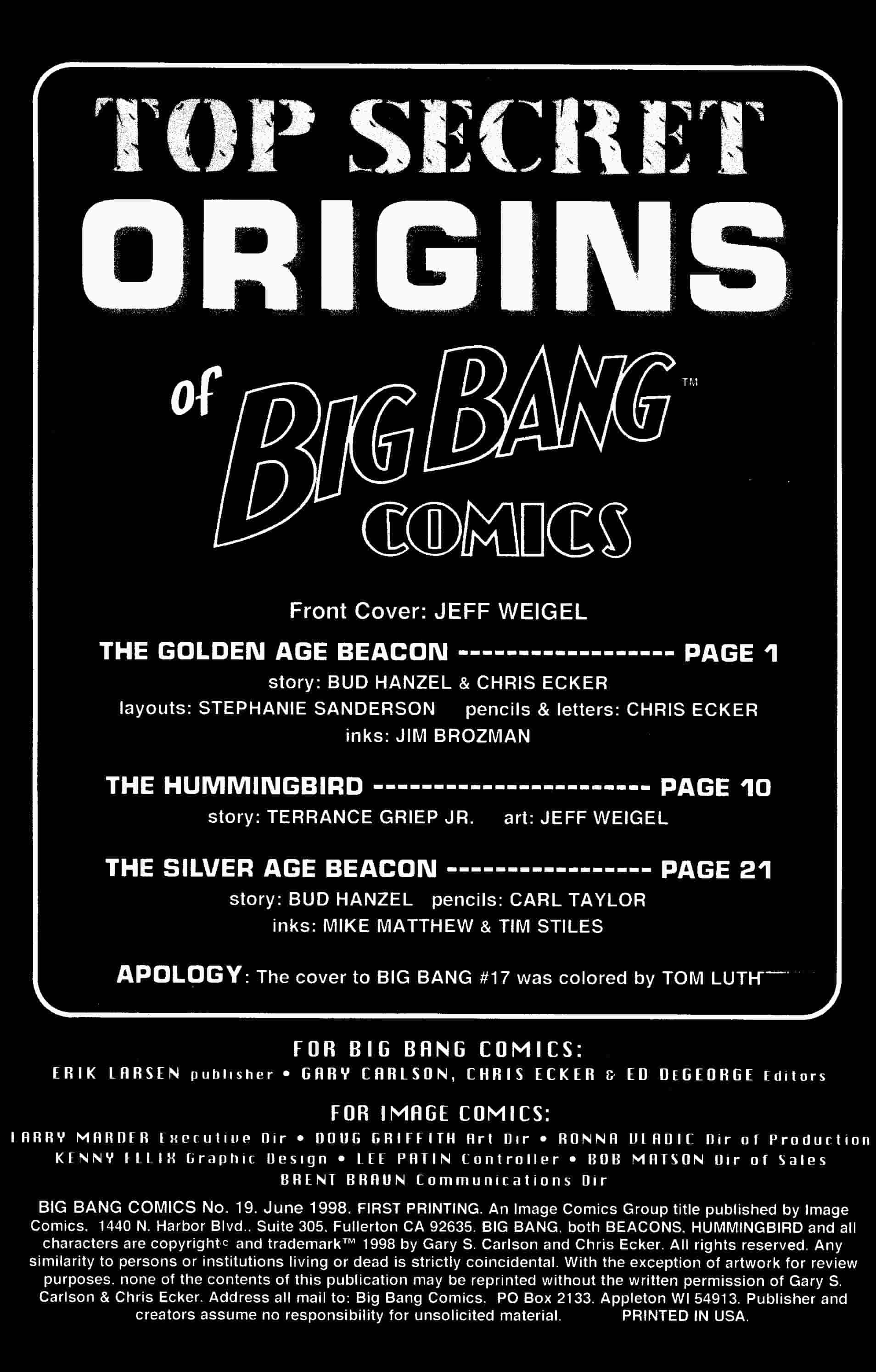 Read online Big Bang Comics comic -  Issue #19 - 2