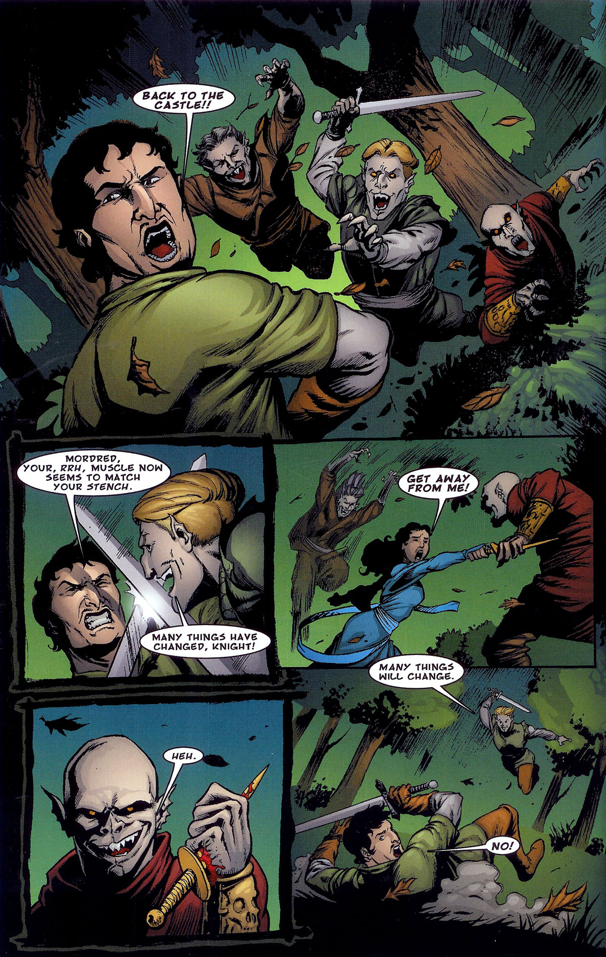 Read online Dracula vs King Arthur comic -  Issue #2 - 6