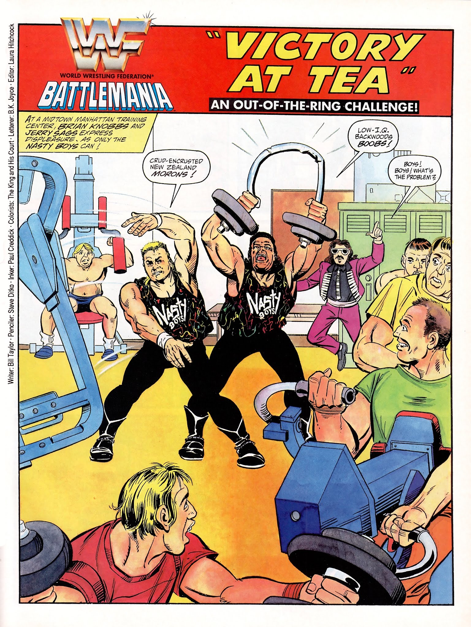 Read online WWF Battlemania comic -  Issue #2 - 45