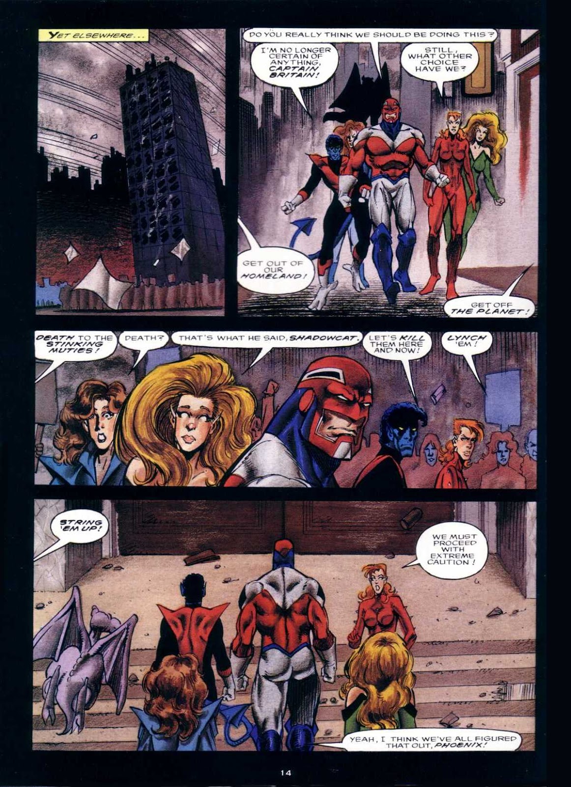 Marvel Graphic Novel issue 66 - Excalibur - Weird War III - Page 14