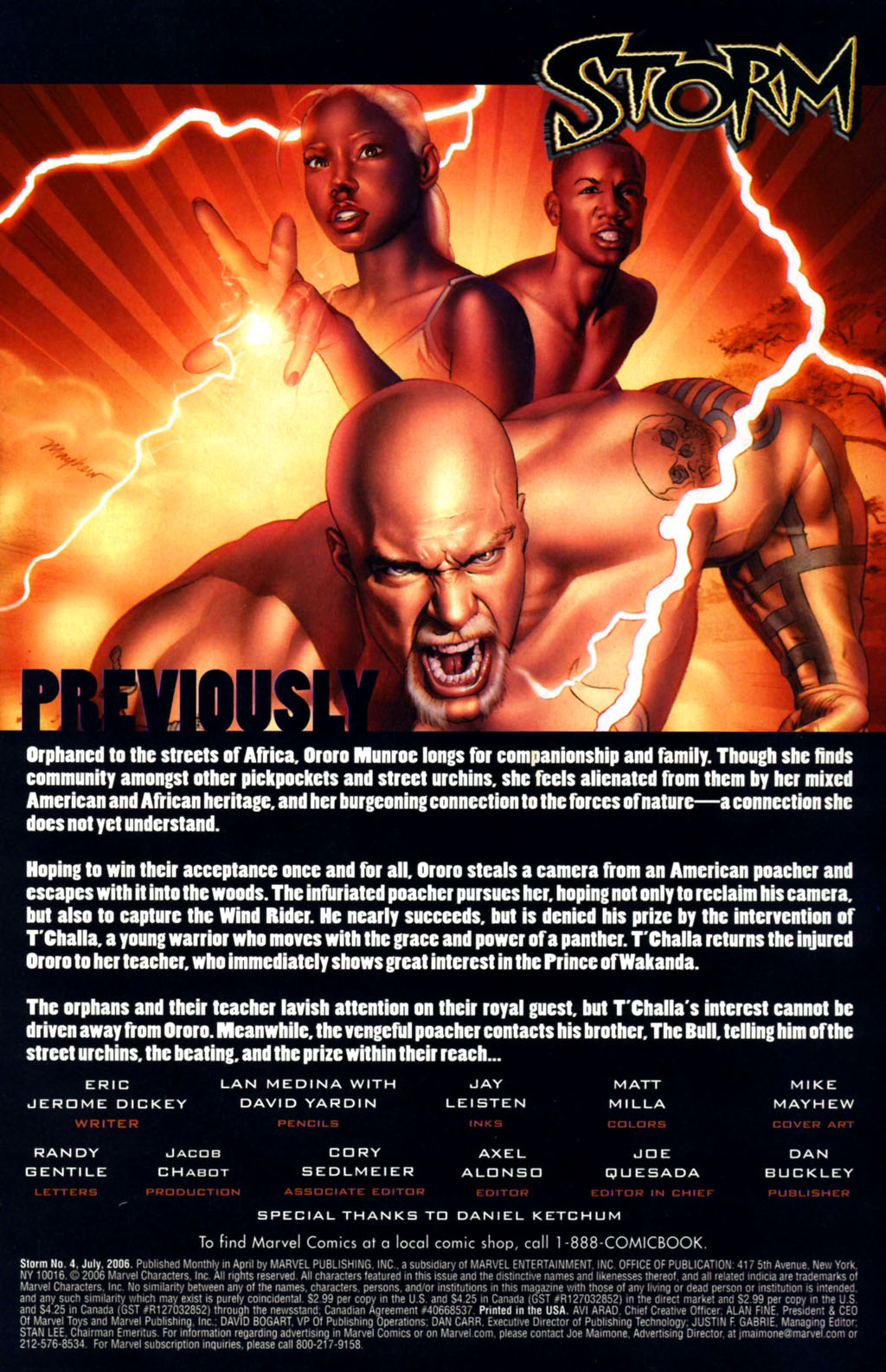 Read online Storm (2006) comic -  Issue #4 - 2