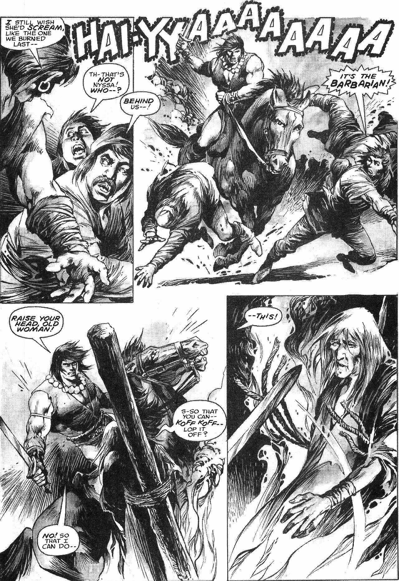 Read online The Savage Sword Of Conan comic -  Issue #208 - 10