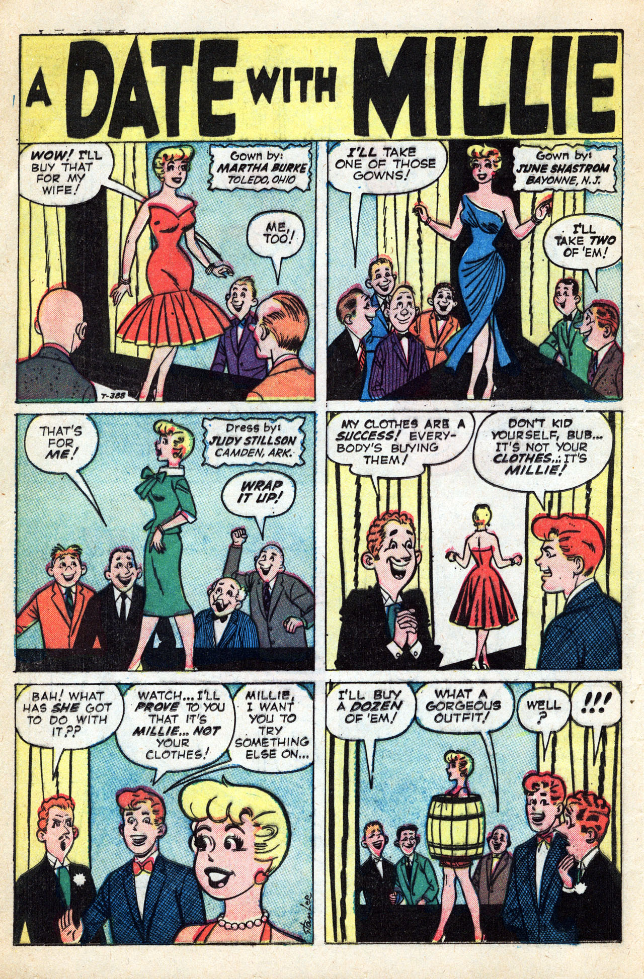 Read online A Date with Millie (1959) comic -  Issue #1 - 12