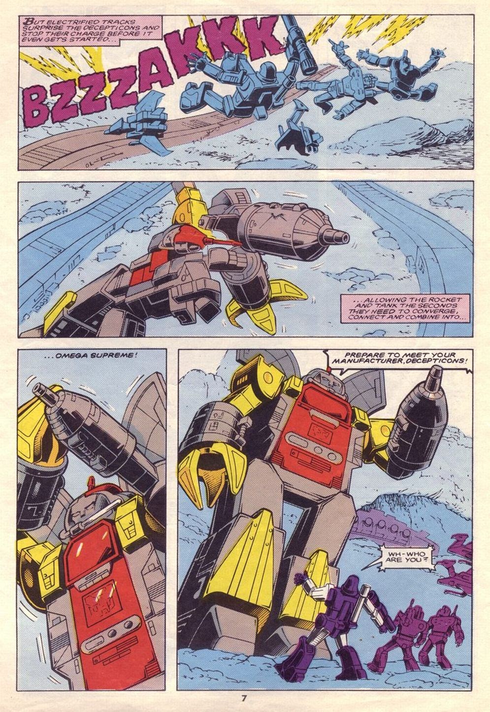 Read online The Transformers (UK) comic -  Issue #71 - 6