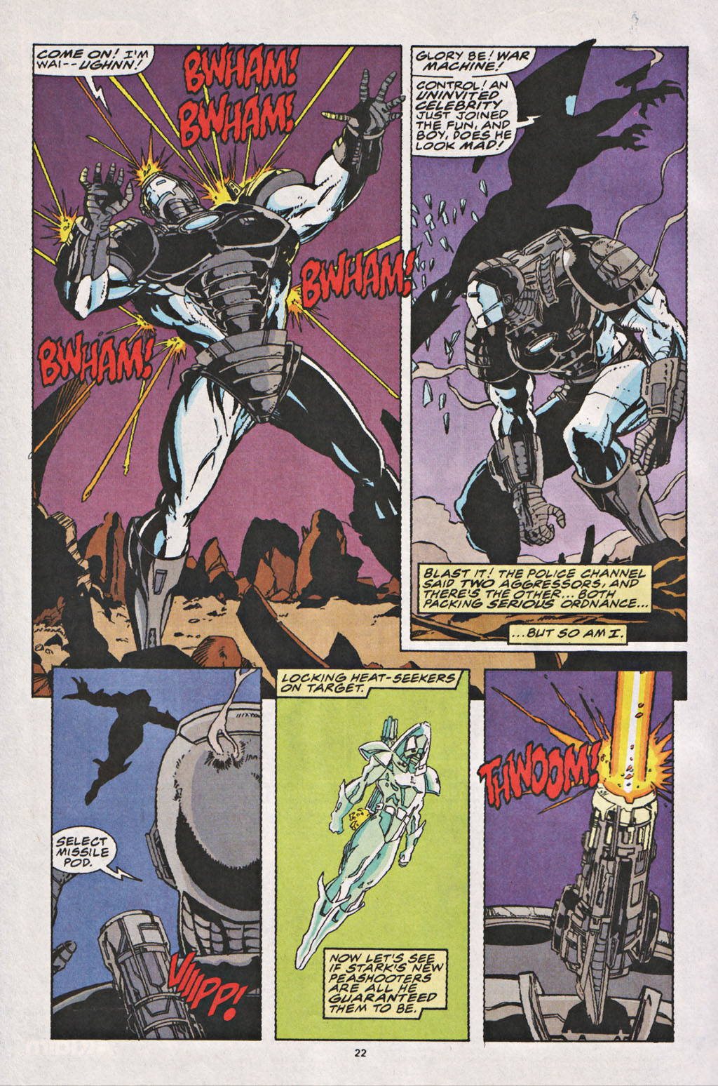 Read online War Machine (1994) comic -  Issue #12 - 17