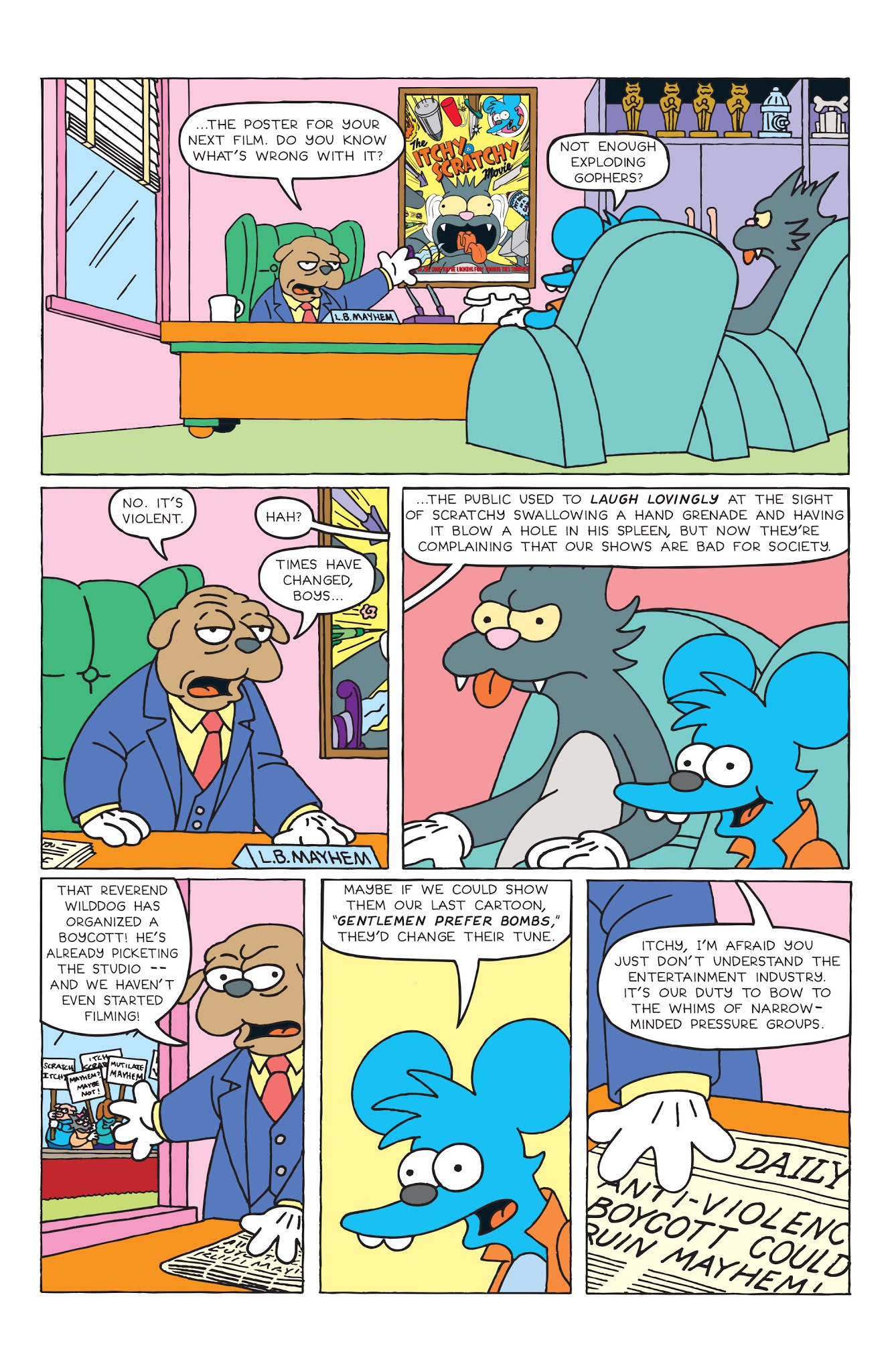 Read online Itchy & Scratchy Comics comic -  Issue #2 - 3