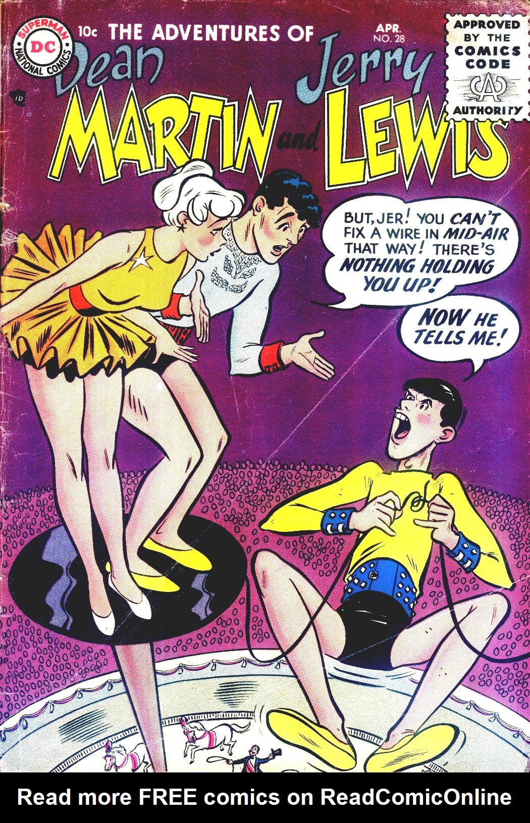 Read online The Adventures of Dean Martin and Jerry Lewis comic -  Issue #28 - 1