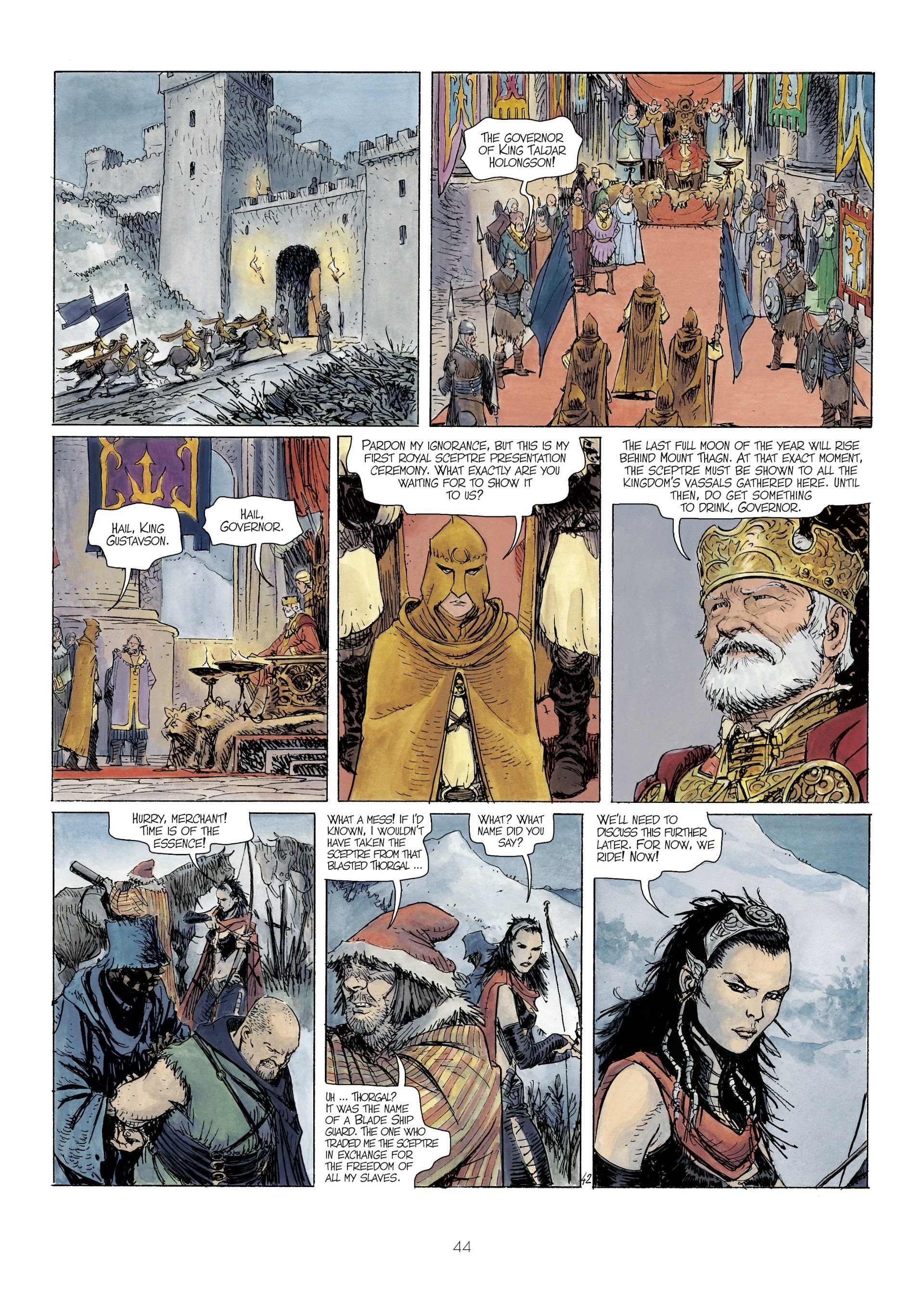 Read online The World of Thorgal: Kriss of Valnor: Worthy of a Queen comic -  Issue # Full - 46
