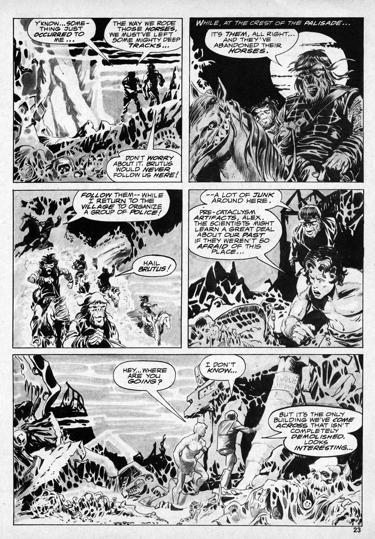 Read online Planet of the Apes comic -  Issue #2 - 22