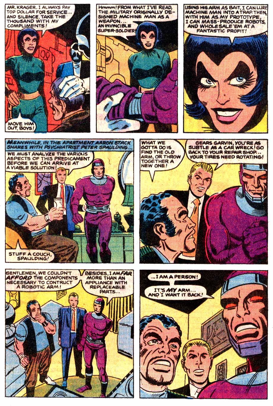 Read online Machine Man (1978) comic -  Issue #17 - 8