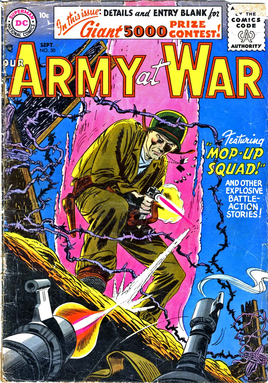 Read online Our Army at War (1952) comic -  Issue #50 - 1