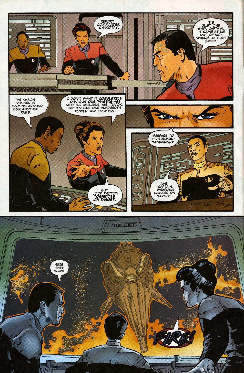 Read online Star Trek: Voyager comic -  Issue #4 - 5
