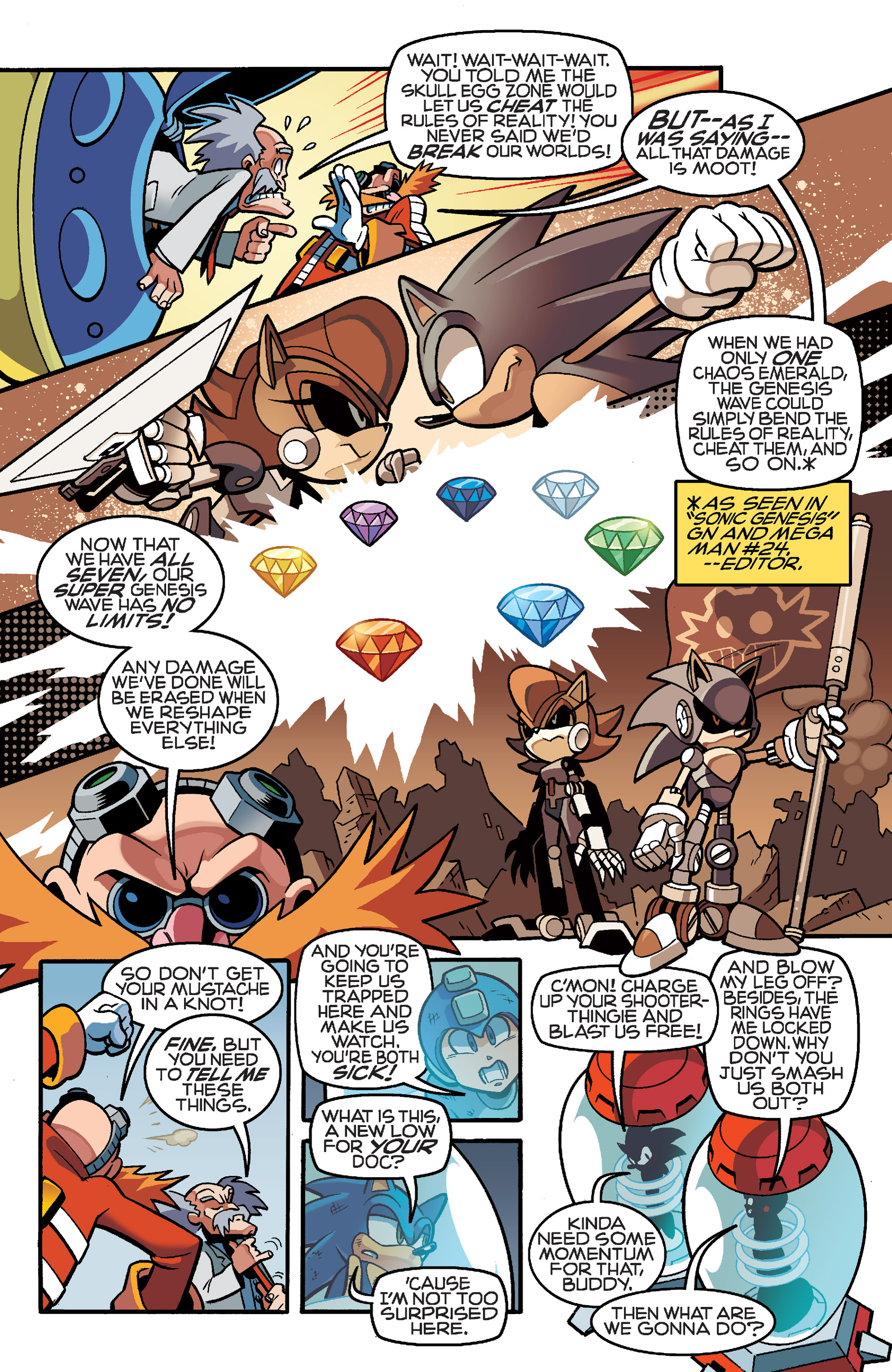 Read online Sonic Mega Man Worlds Collide comic -  Issue # Vol 3 - 101