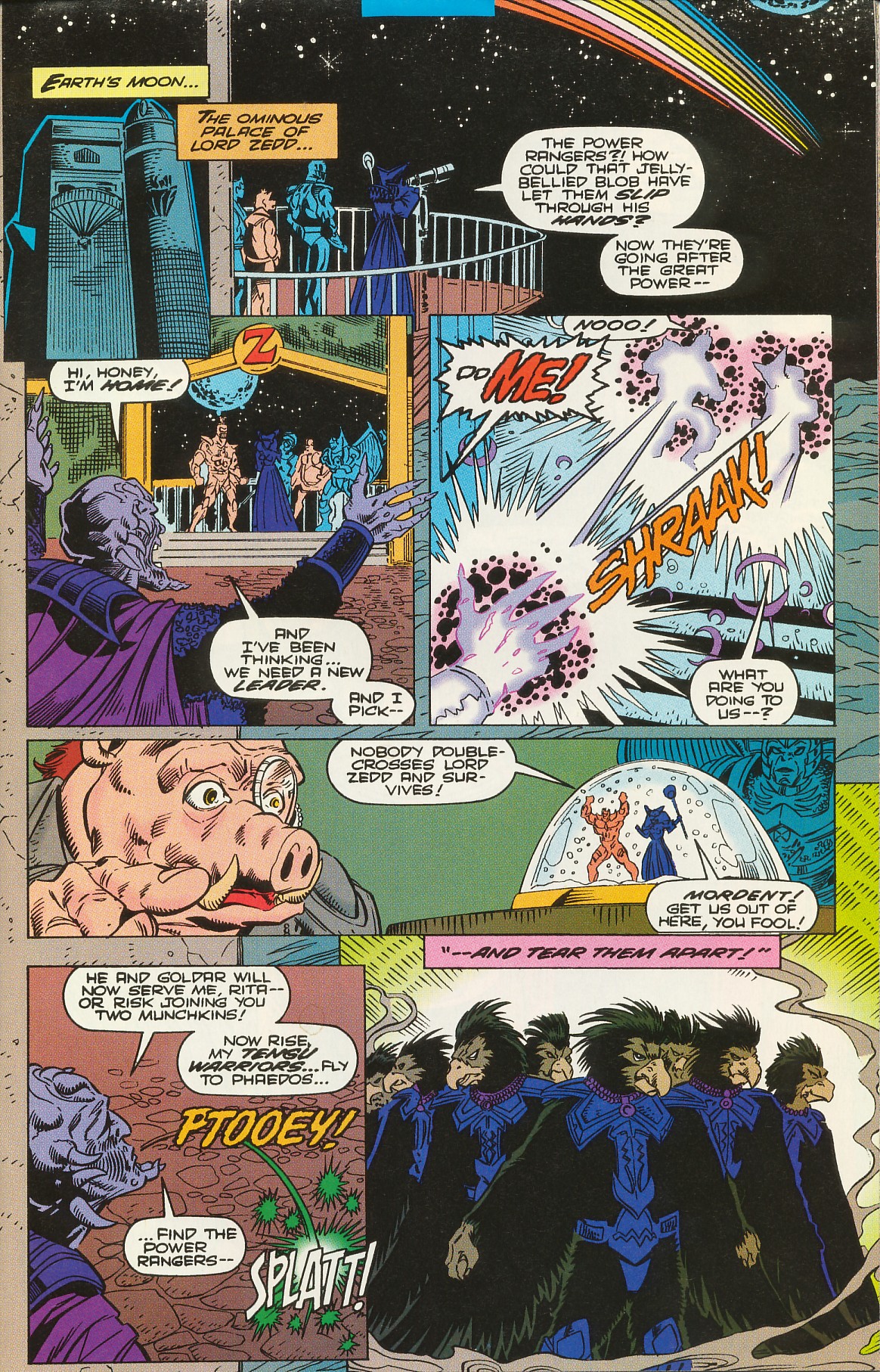 Read online Mighty Morphin' Power Rangers: The Movie comic -  Issue # Full - 19