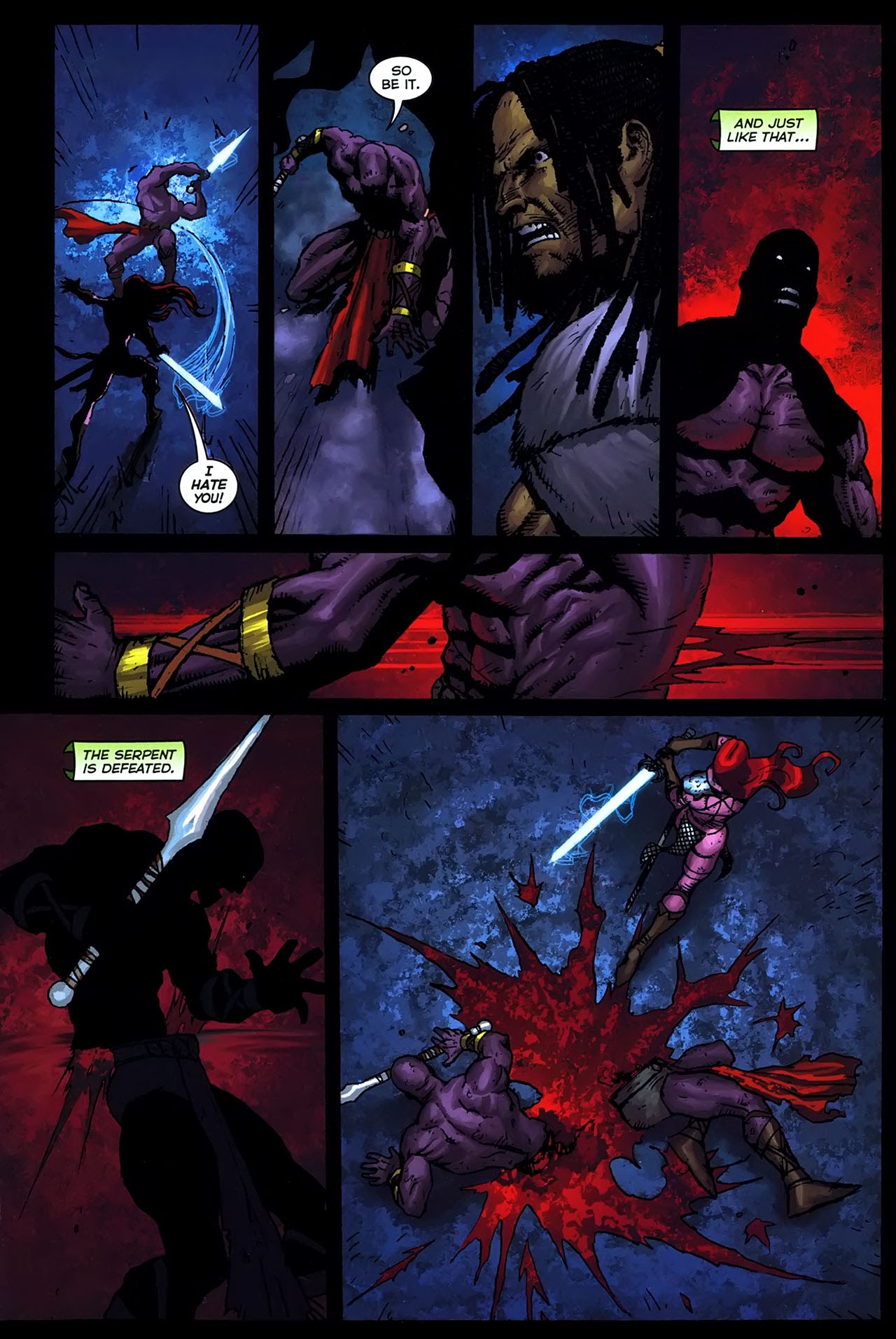 Read online Sword of Red Sonja: Doom of the Gods comic -  Issue #3 - 23