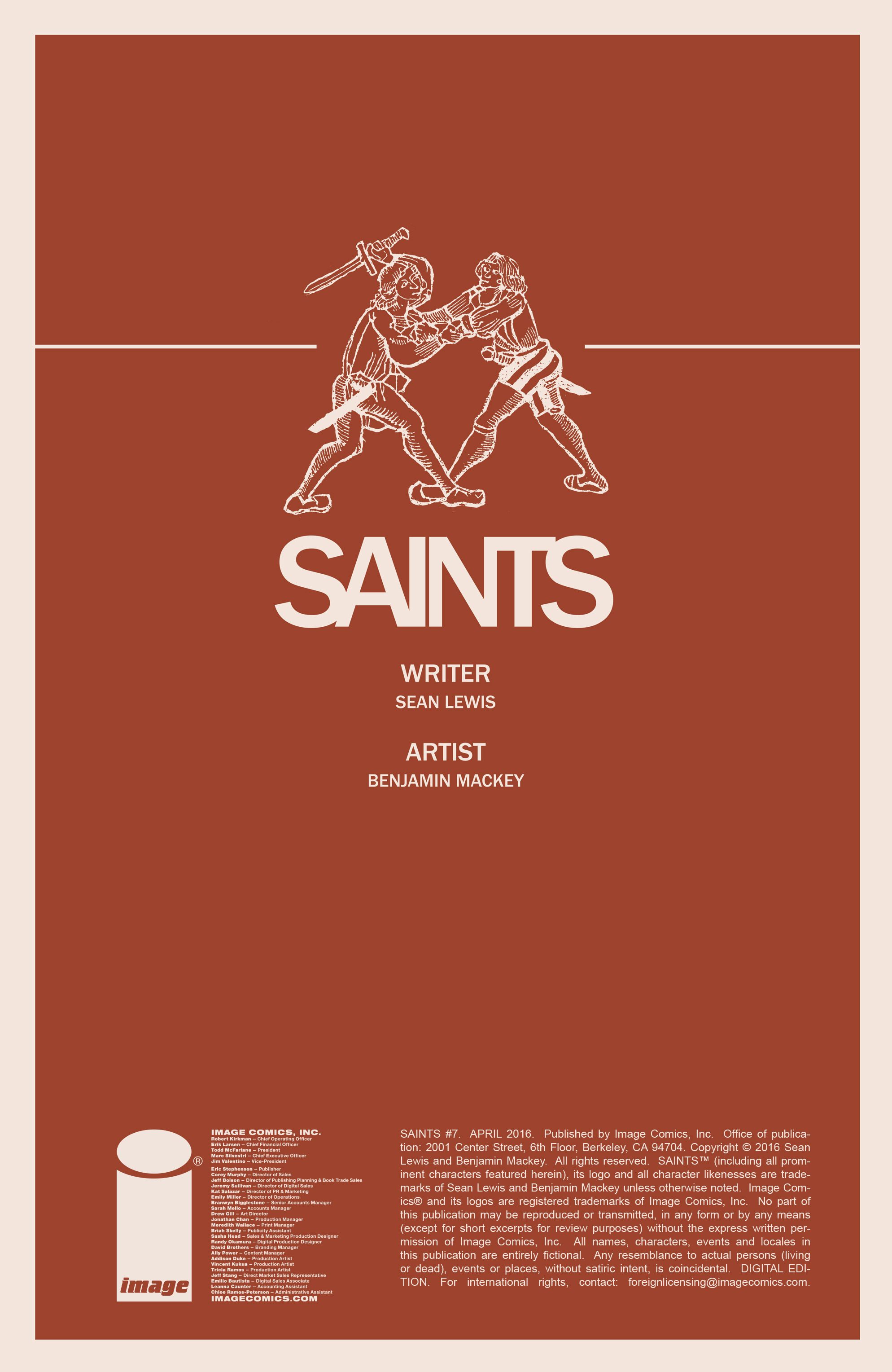 Read online Saints (2015) comic -  Issue #7 - 2