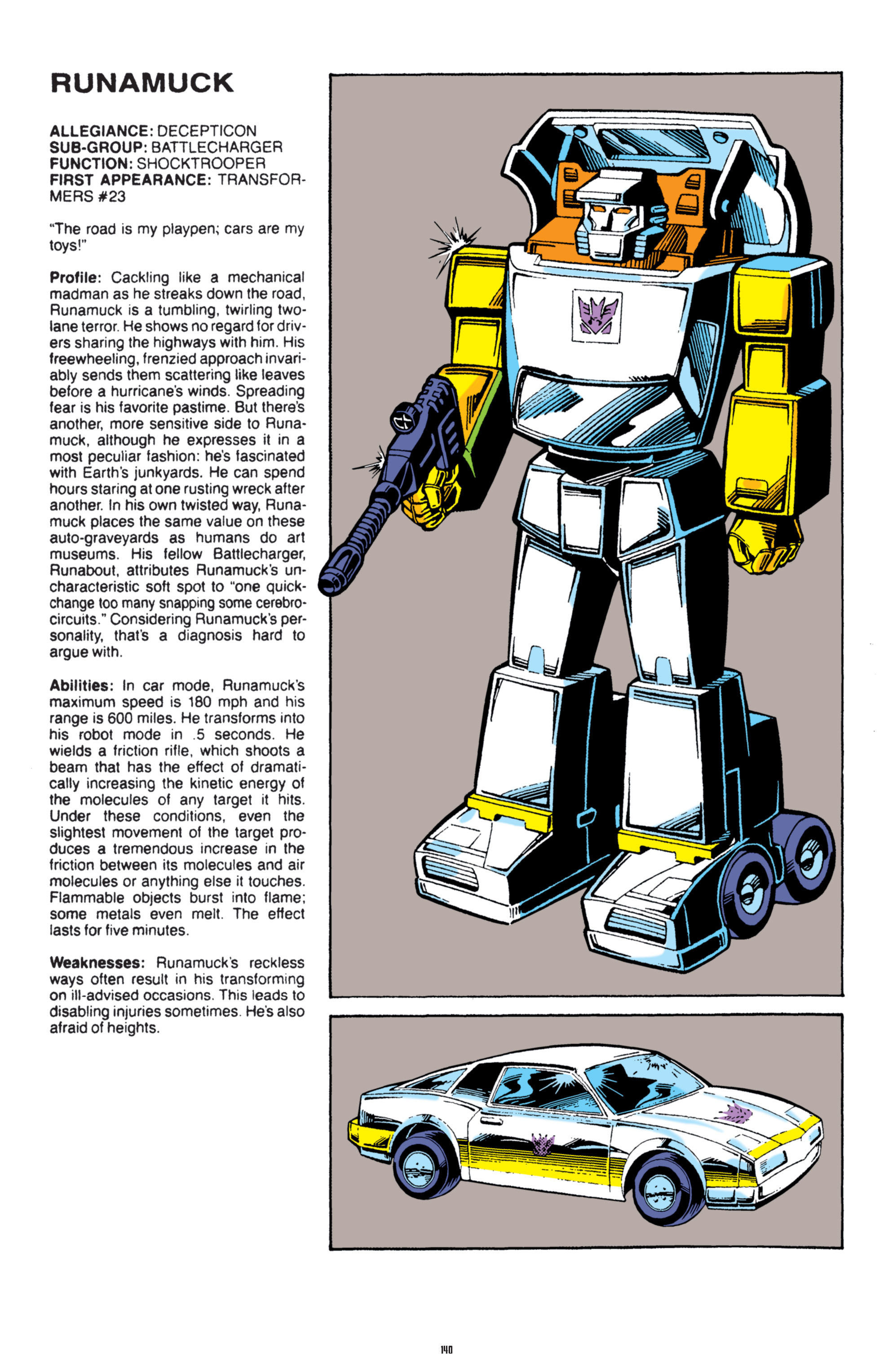 Read online The Transformers Classics comic -  Issue # TPB 8 - 138