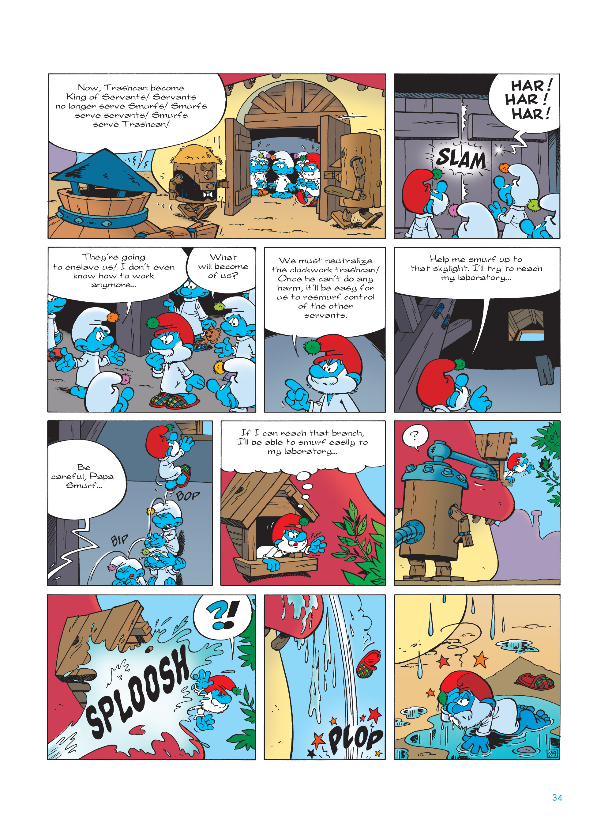 Read online The Smurfs comic -  Issue #23 - 34