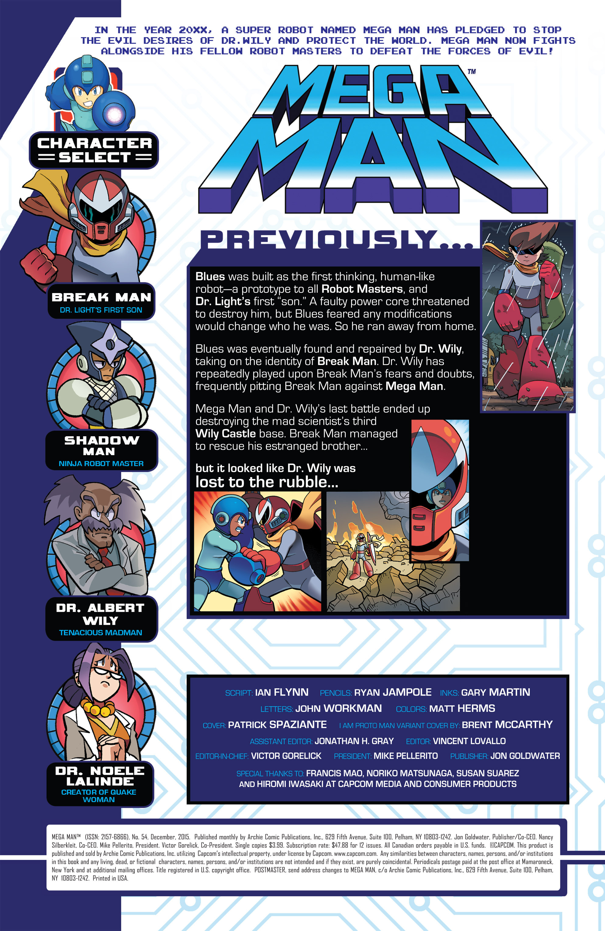 Read online Mega Man comic -  Issue #54 - 2
