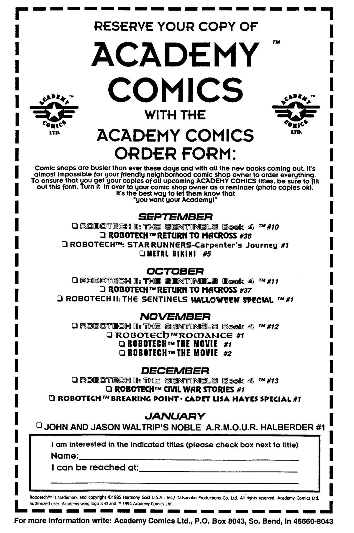 Read online Robotech Breaking Point comic -  Issue # Full - 33