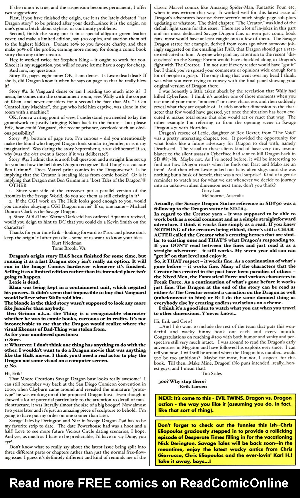 Read online The Savage Dragon (1993) comic -  Issue #98 - 29