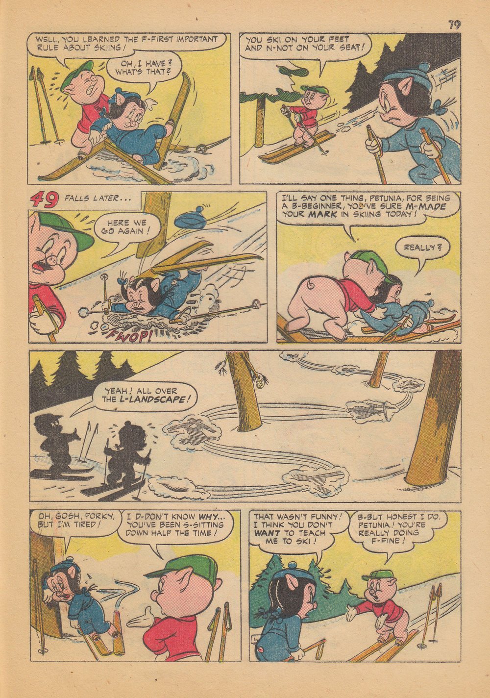 Read online Bugs Bunny's Christmas Funnies comic -  Issue # TPB 4 - 81