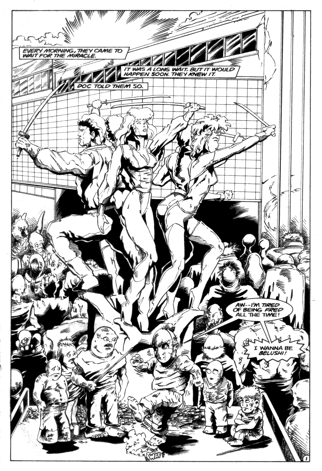 Read online Ex-Mutants (1986) comic -  Issue #6 - 7