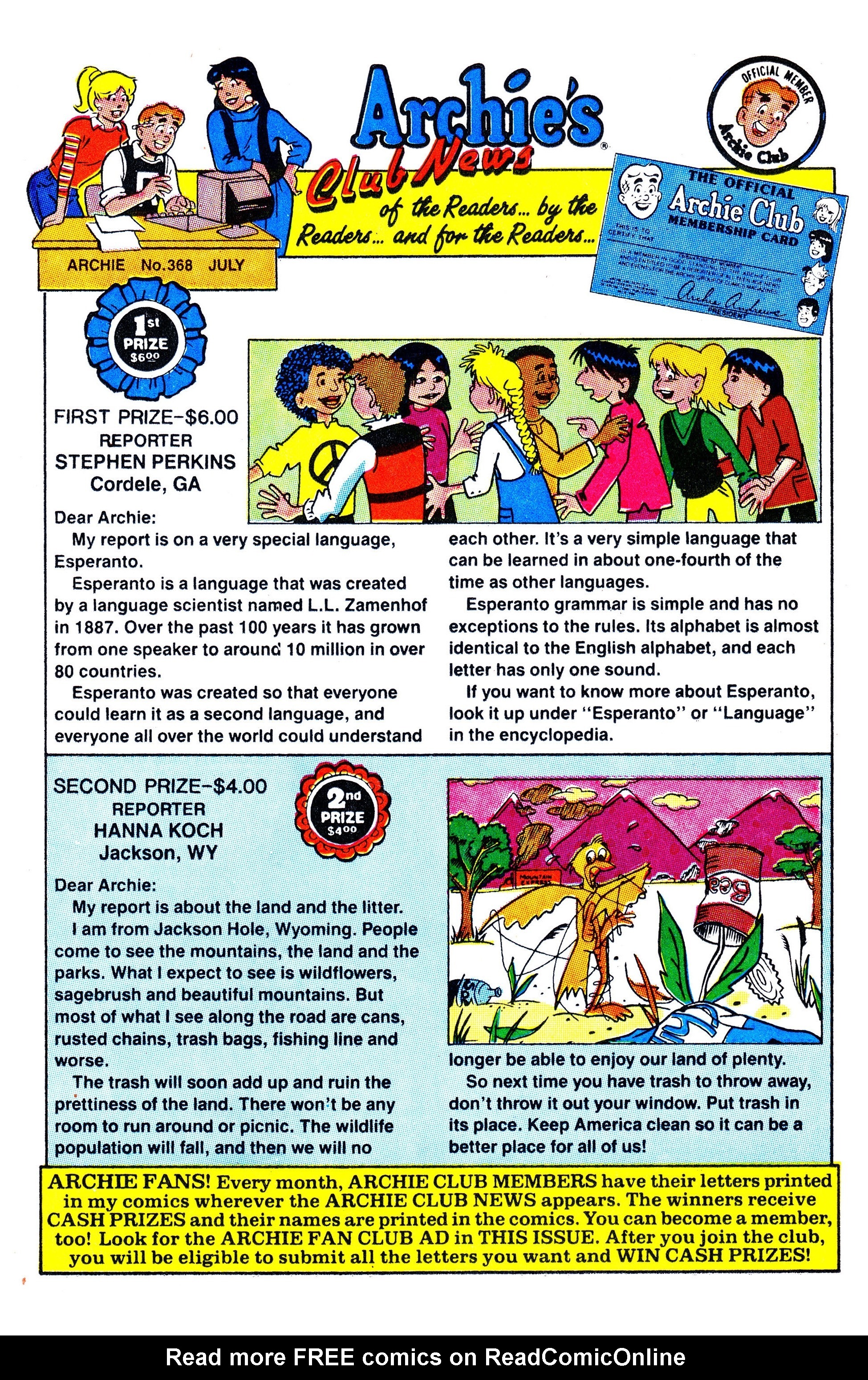 Read online Archie (1960) comic -  Issue #368 - 19