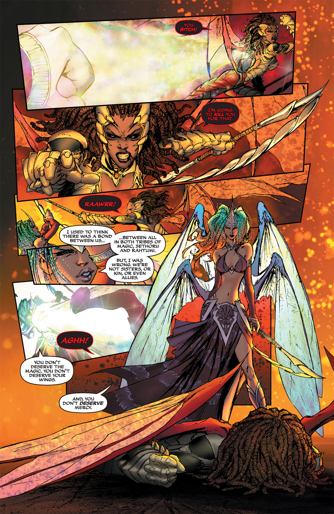 Read online Michael Turner's Soulfire (2003) comic -  Issue #10 - 13