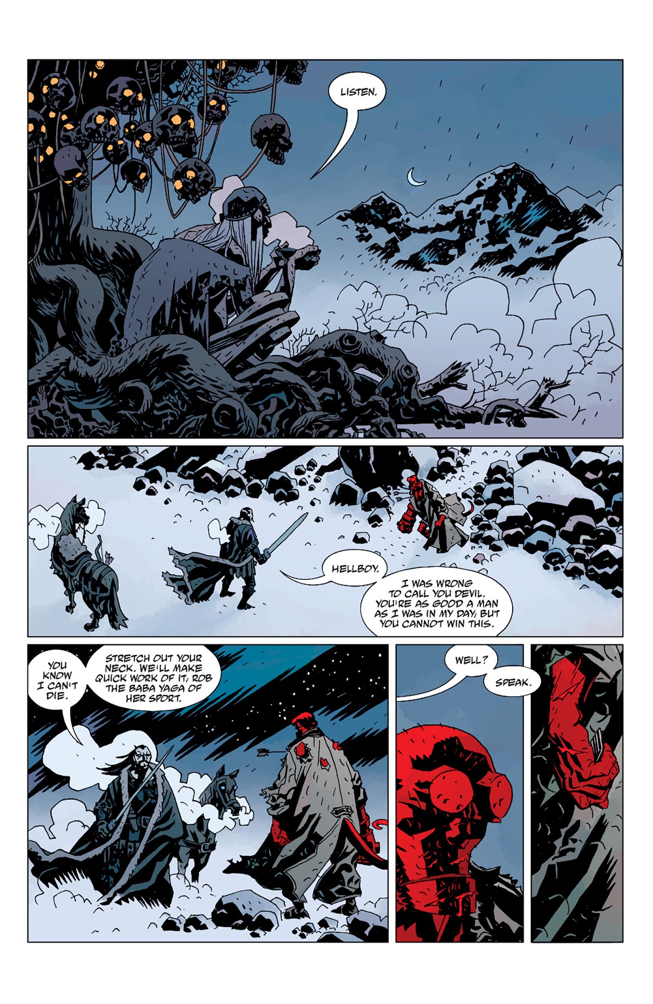 Read online Hellboy: Darkness Calls comic -  Issue # TPB - 115