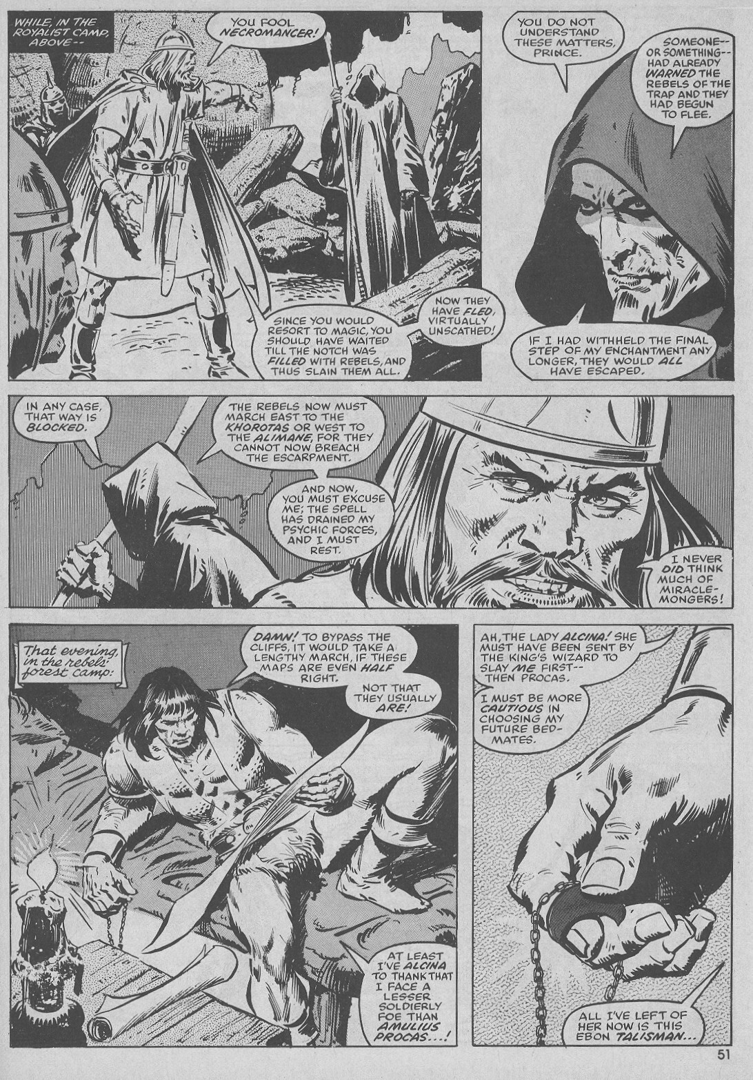 Read online The Savage Sword Of Conan comic -  Issue #51 - 51