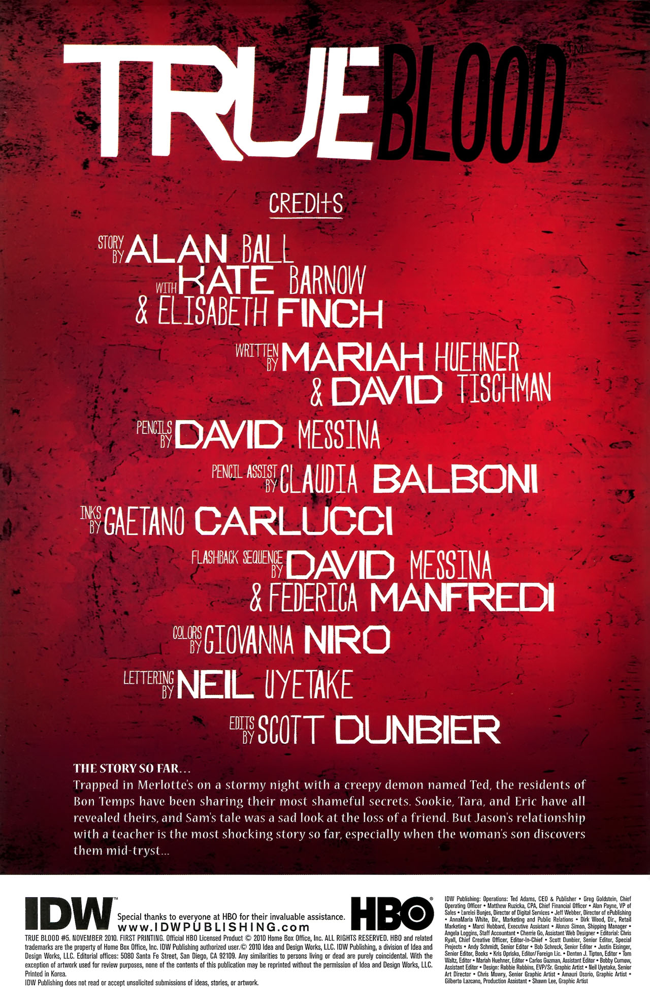 Read online True Blood (2010) comic -  Issue #5 - 3