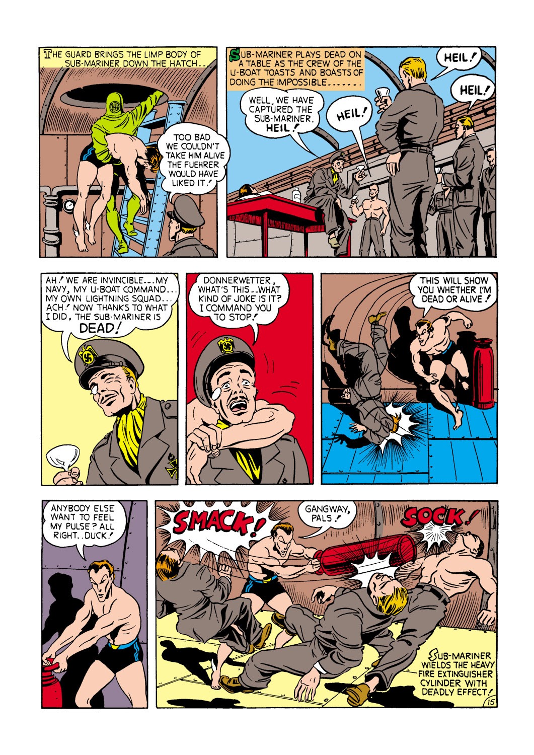 Read online Sub-Mariner Comics comic -  Issue #1 - 17