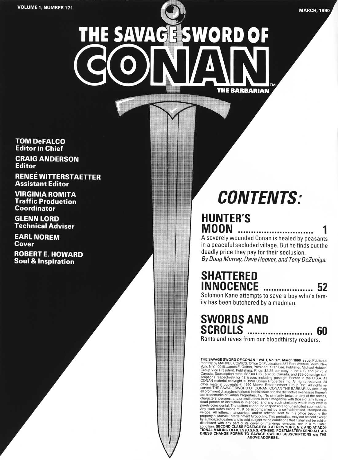 Read online The Savage Sword Of Conan comic -  Issue #171 - 2