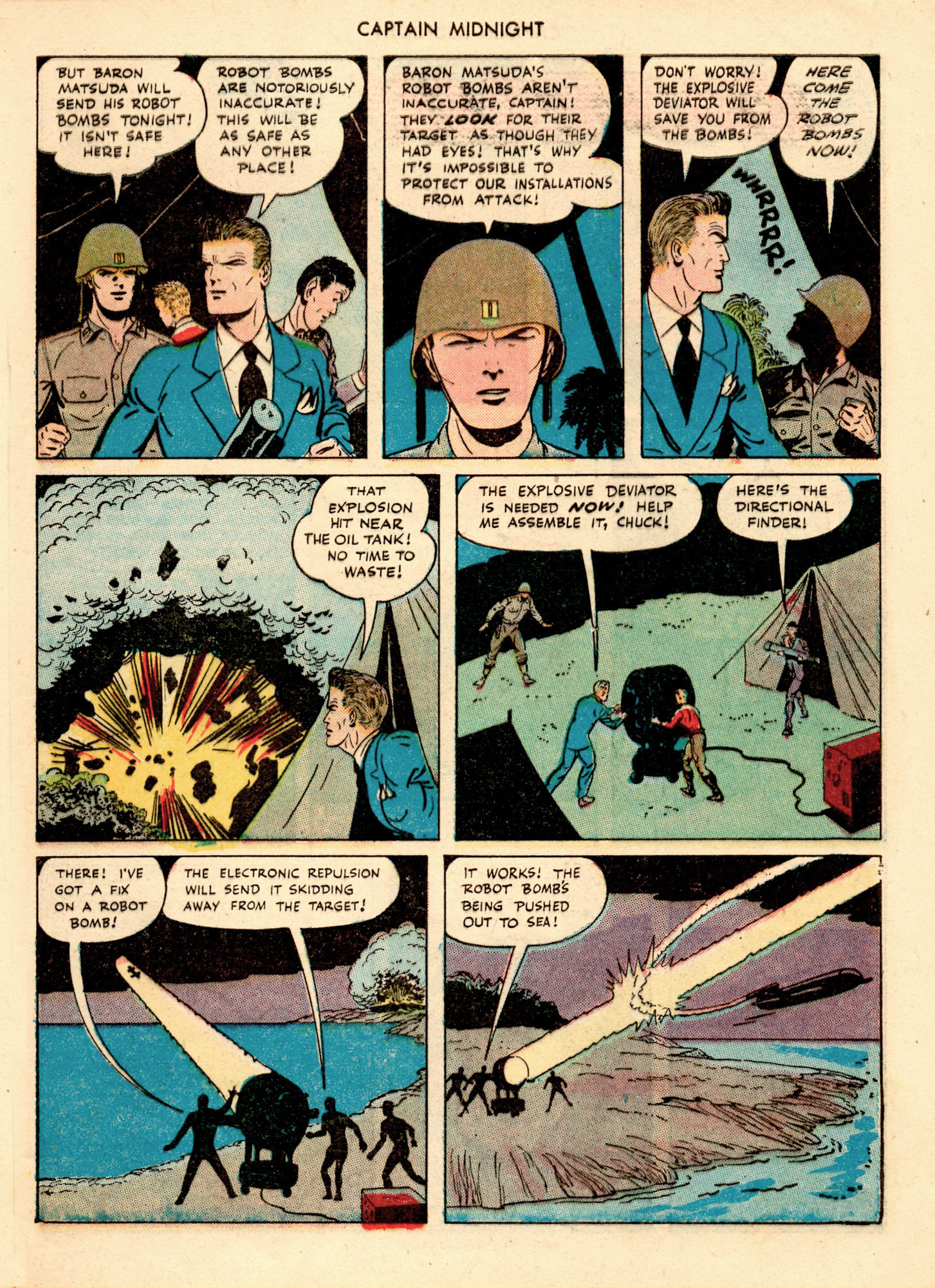 Read online Captain Midnight (1942) comic -  Issue #34 - 5