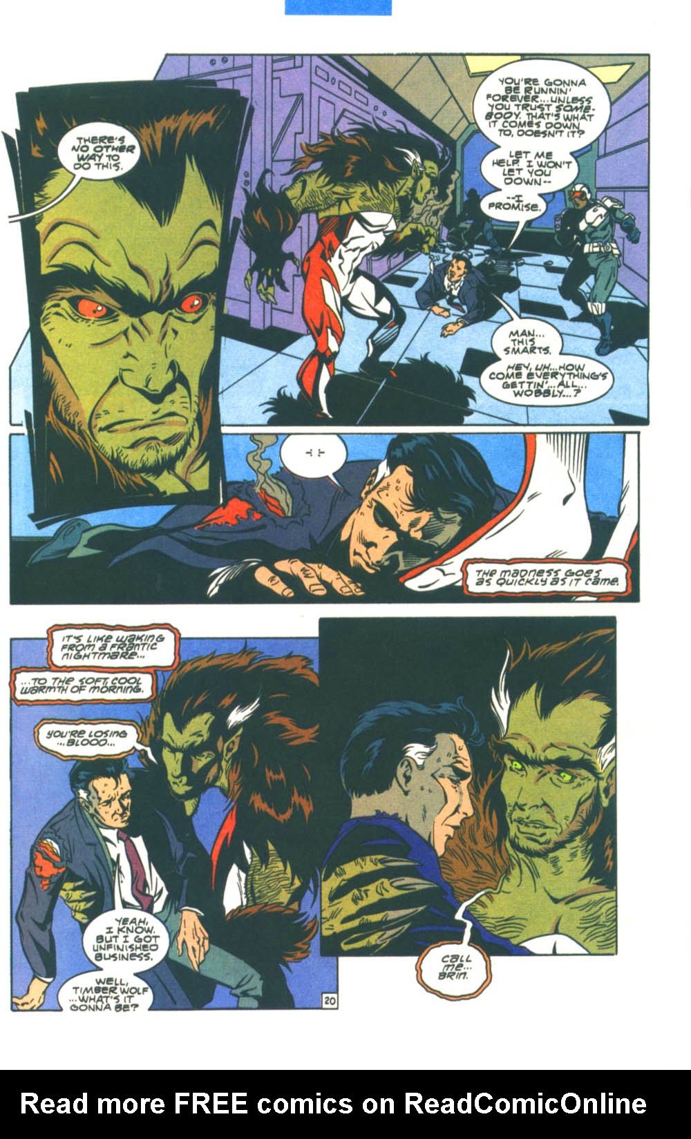 Read online Timber Wolf comic -  Issue #1 - 21