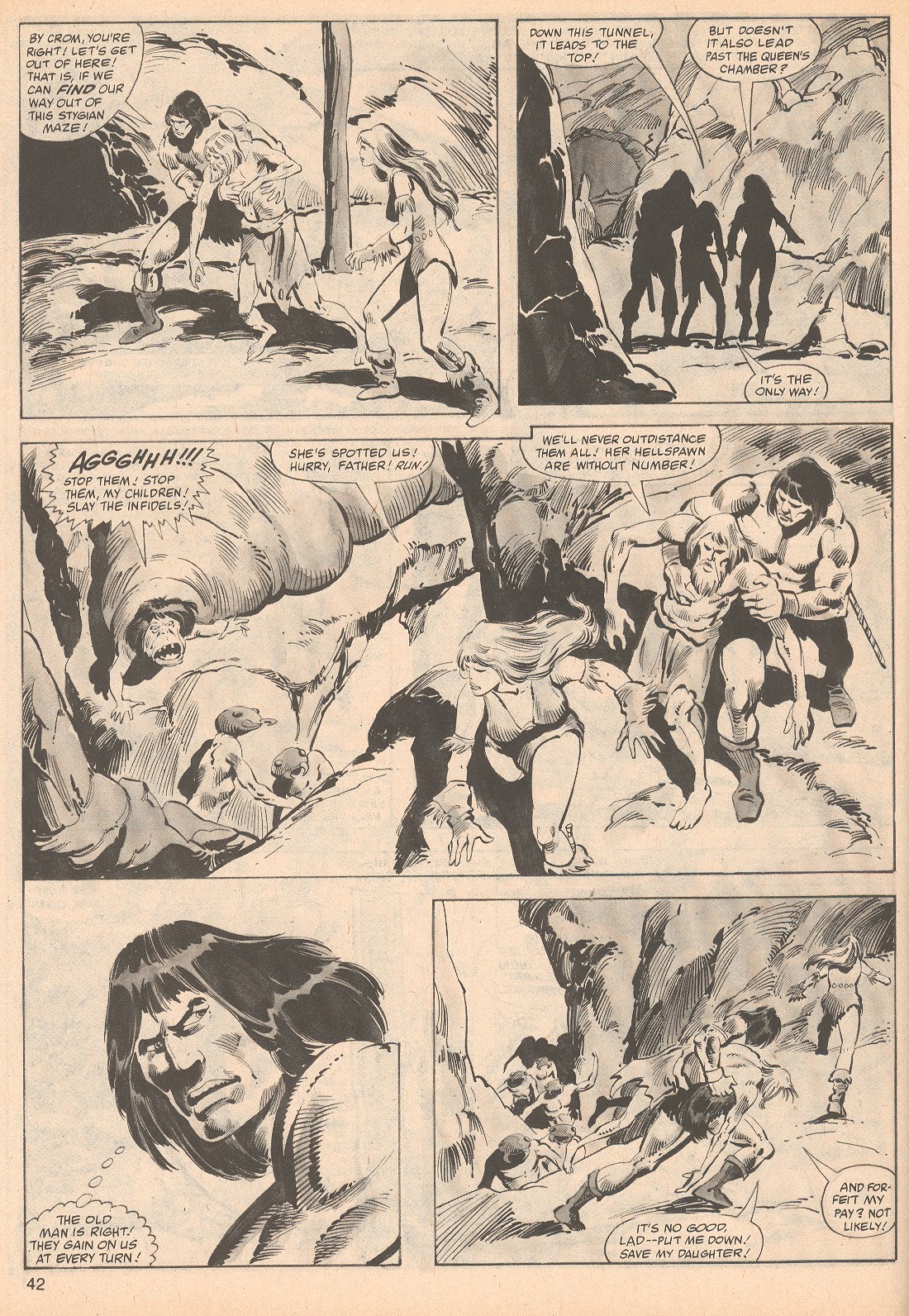 Read online The Savage Sword Of Conan comic -  Issue #70 - 42