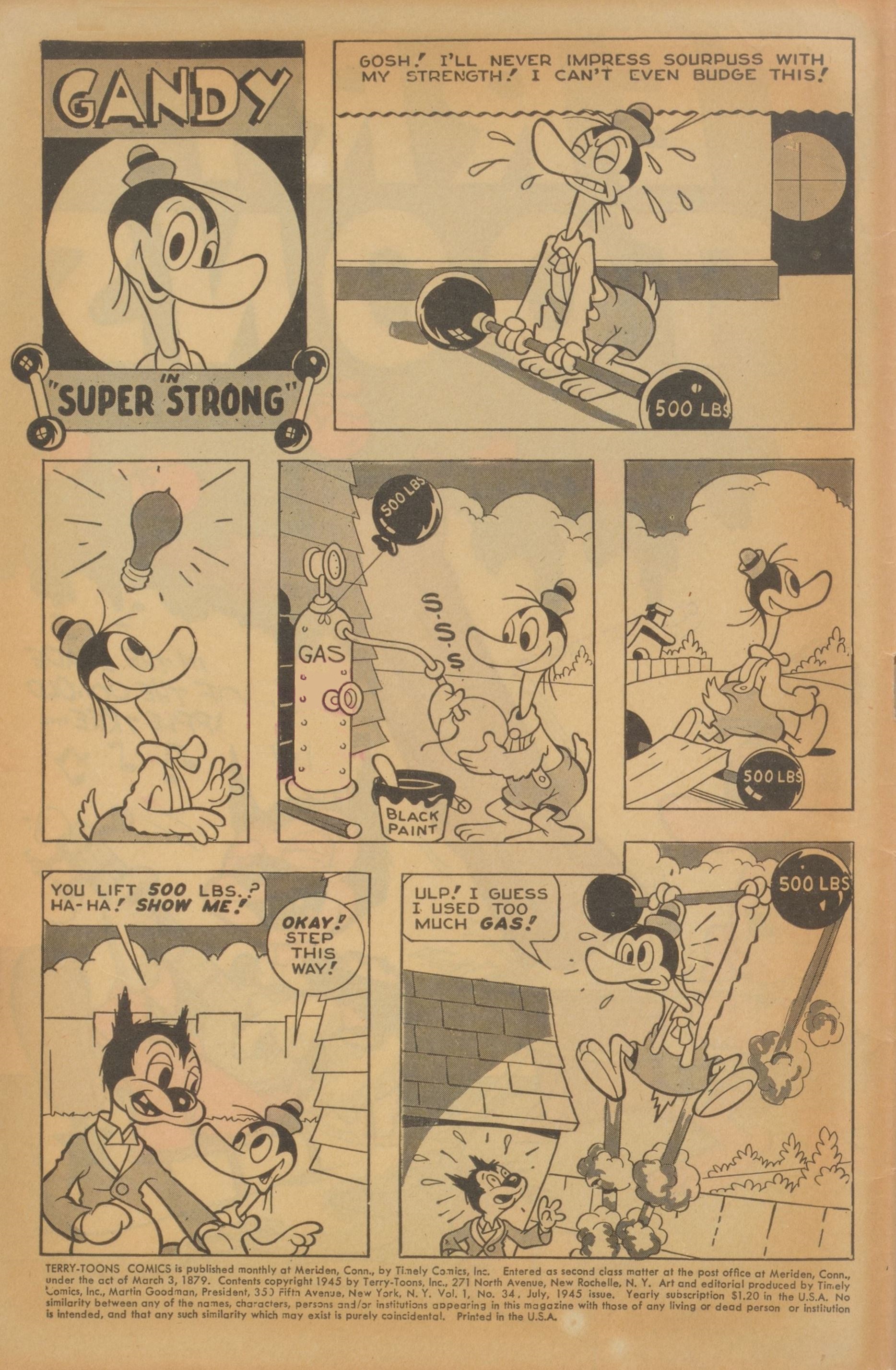 Read online Terry-Toons Comics comic -  Issue #34 - 2