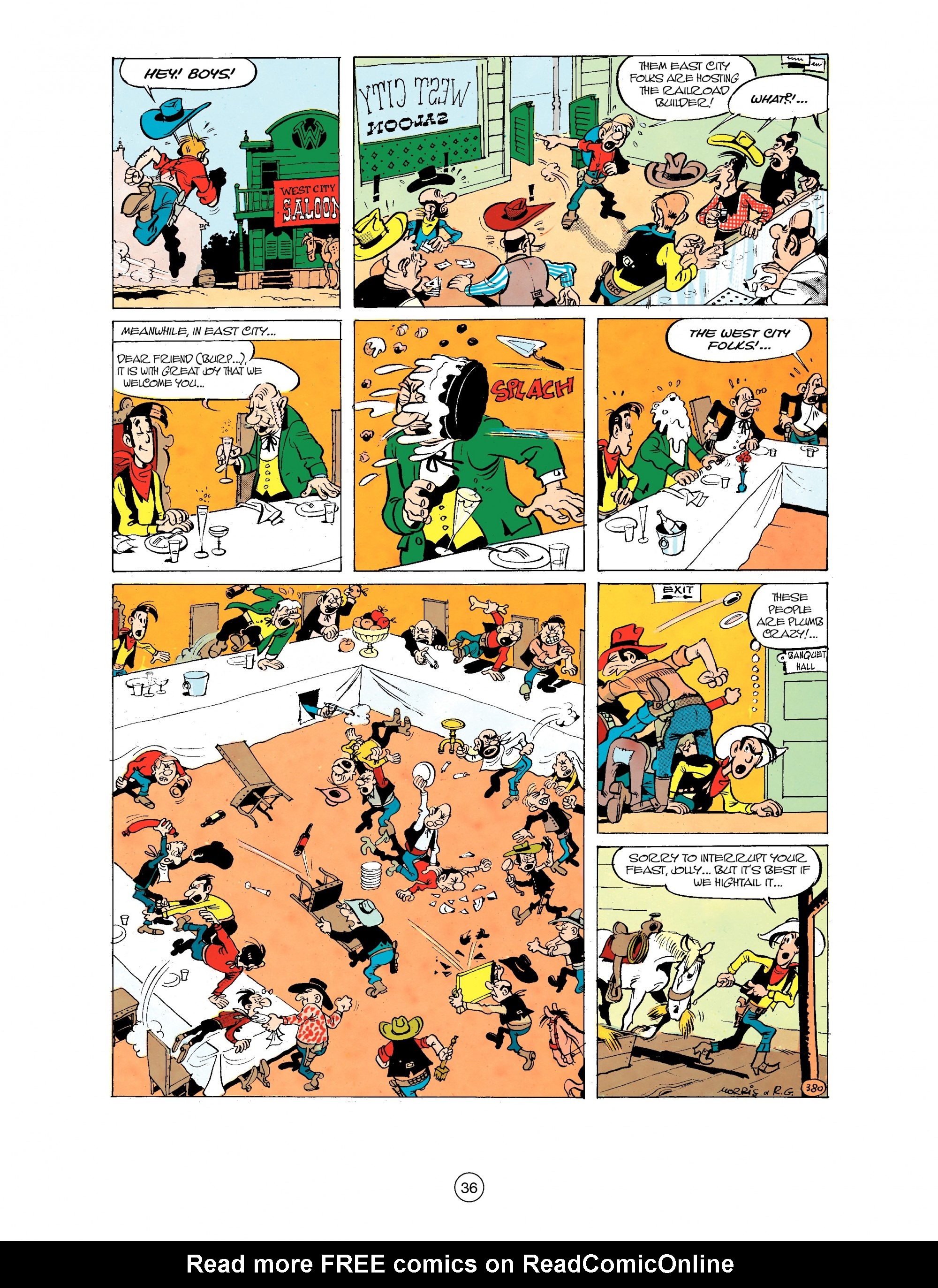 Read online A Lucky Luke Adventure comic -  Issue #32 - 36