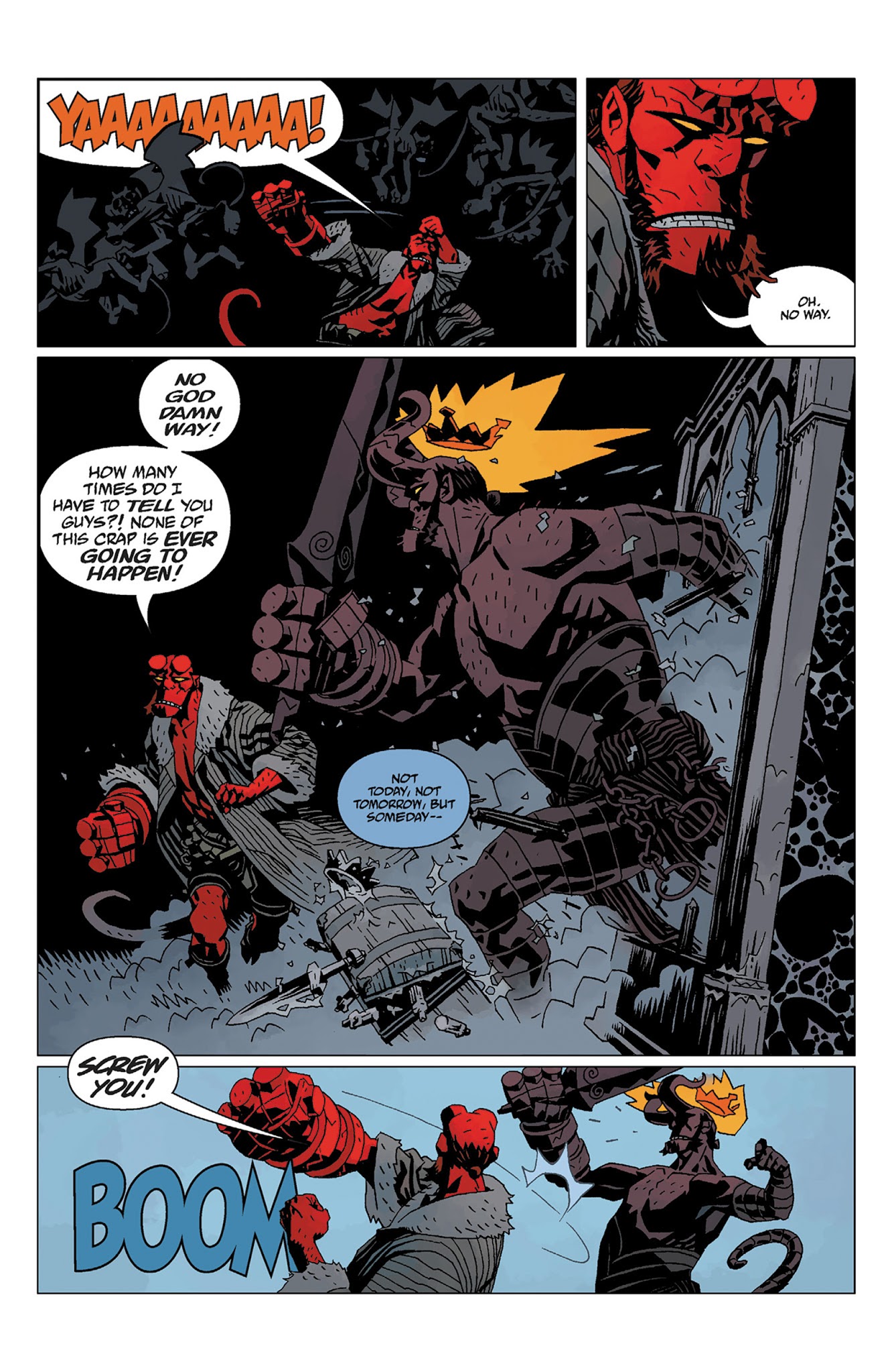 Read online Hellboy: The Wild Hunt comic -  Issue # TPB - 149