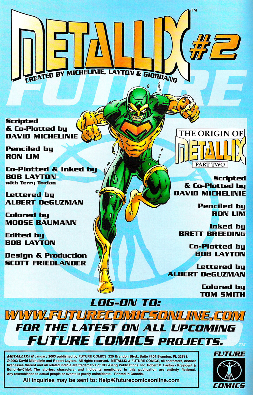 Read online Metallix comic -  Issue #2 - 2