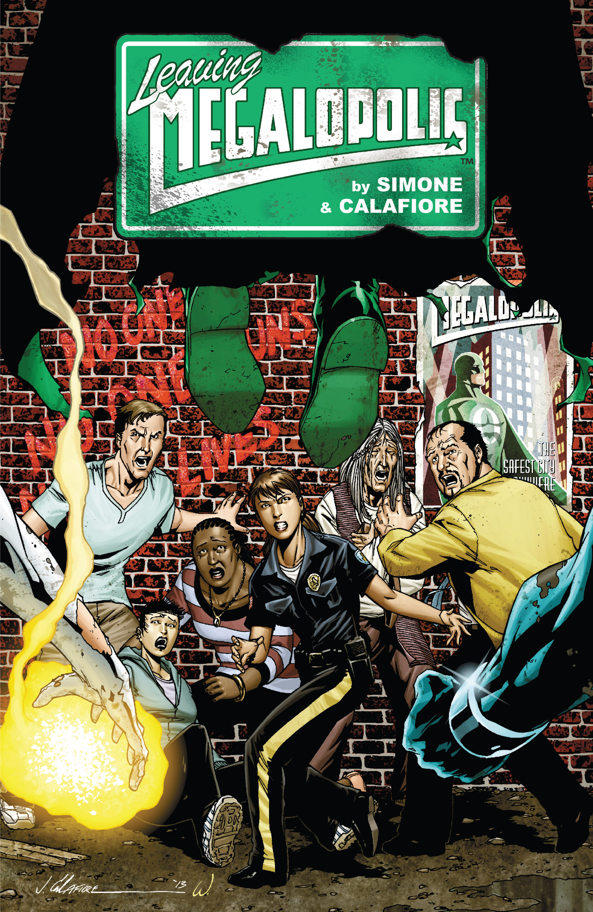 Read online Leaving Megalopolis comic -  Issue # TPB - 1