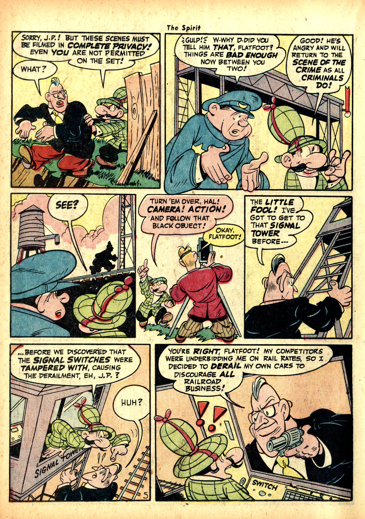Read online The Spirit (1944) comic -  Issue #5 - 38
