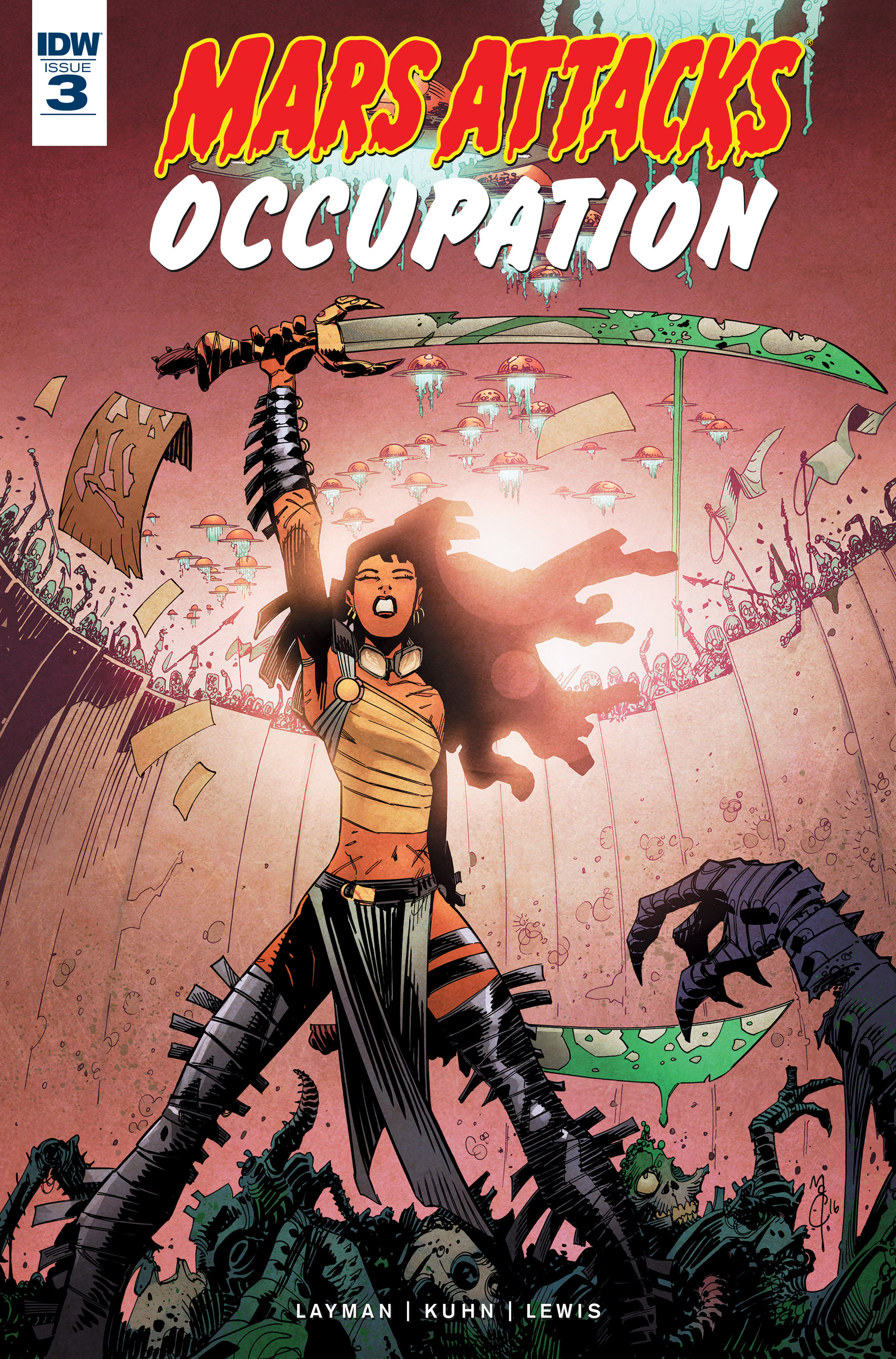 Read online Mars Attacks: Occupation comic -  Issue #3 - 1