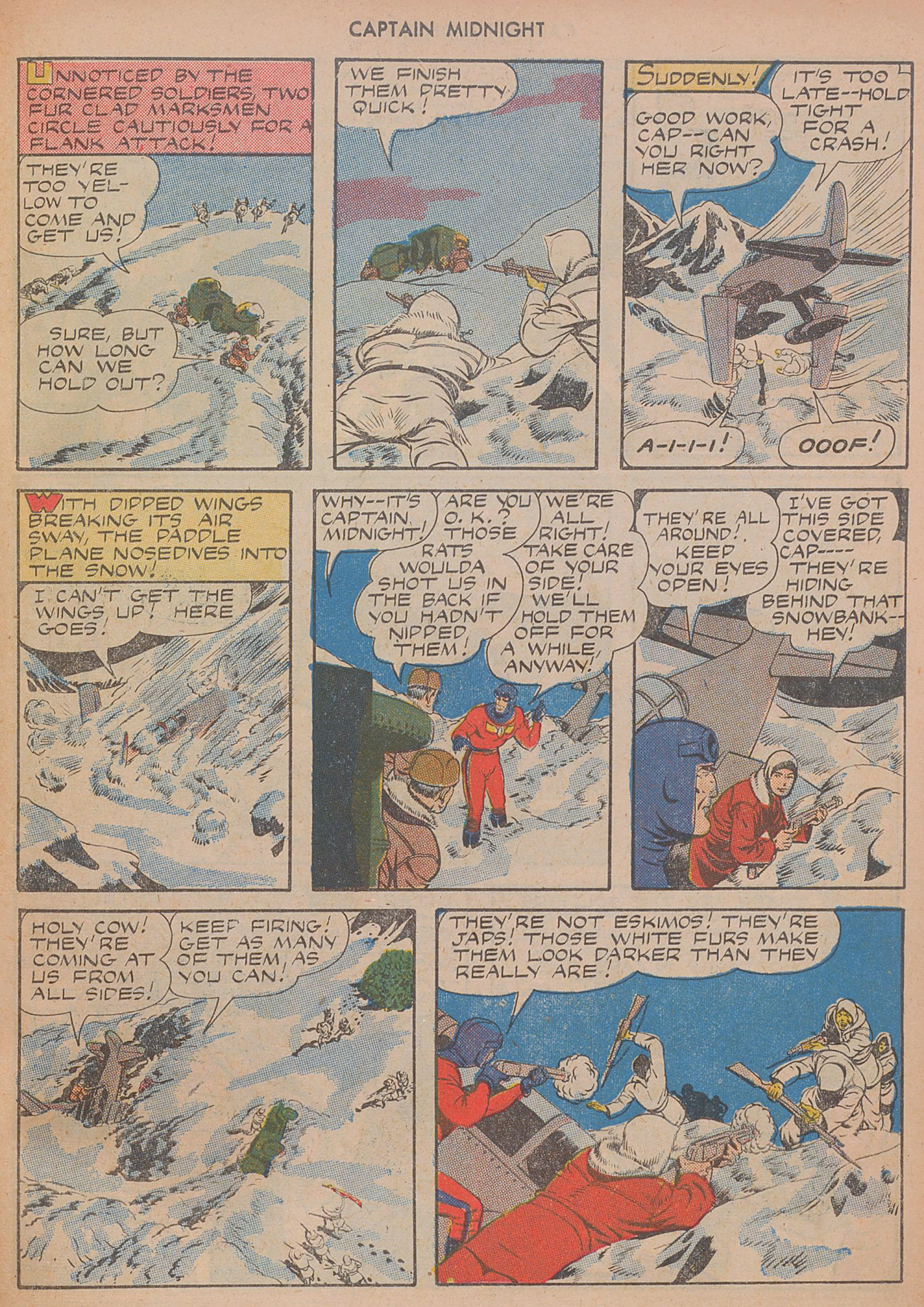 Read online Captain Midnight (1942) comic -  Issue #30 - 11