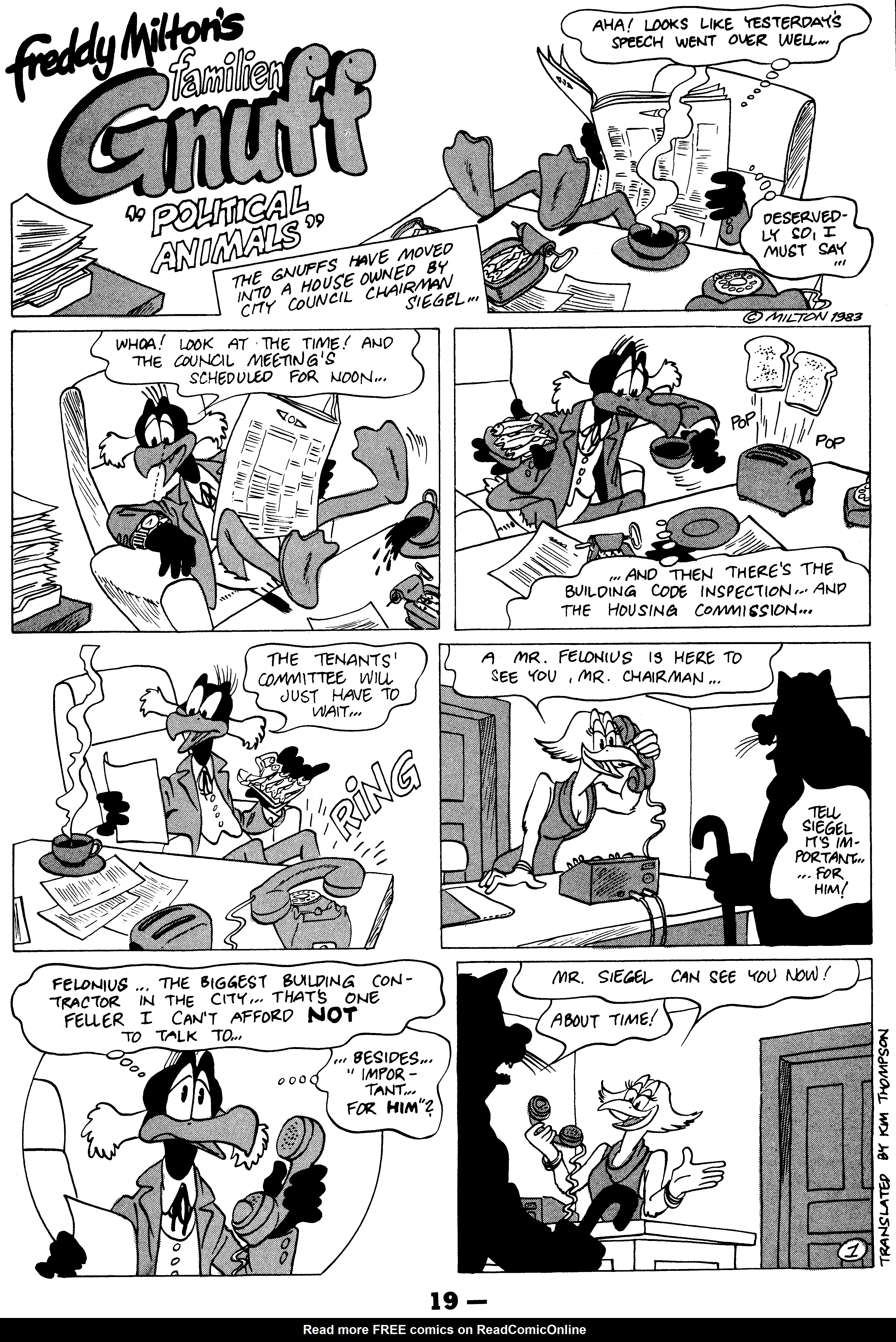 Read online Critters comic -  Issue #4 - 21