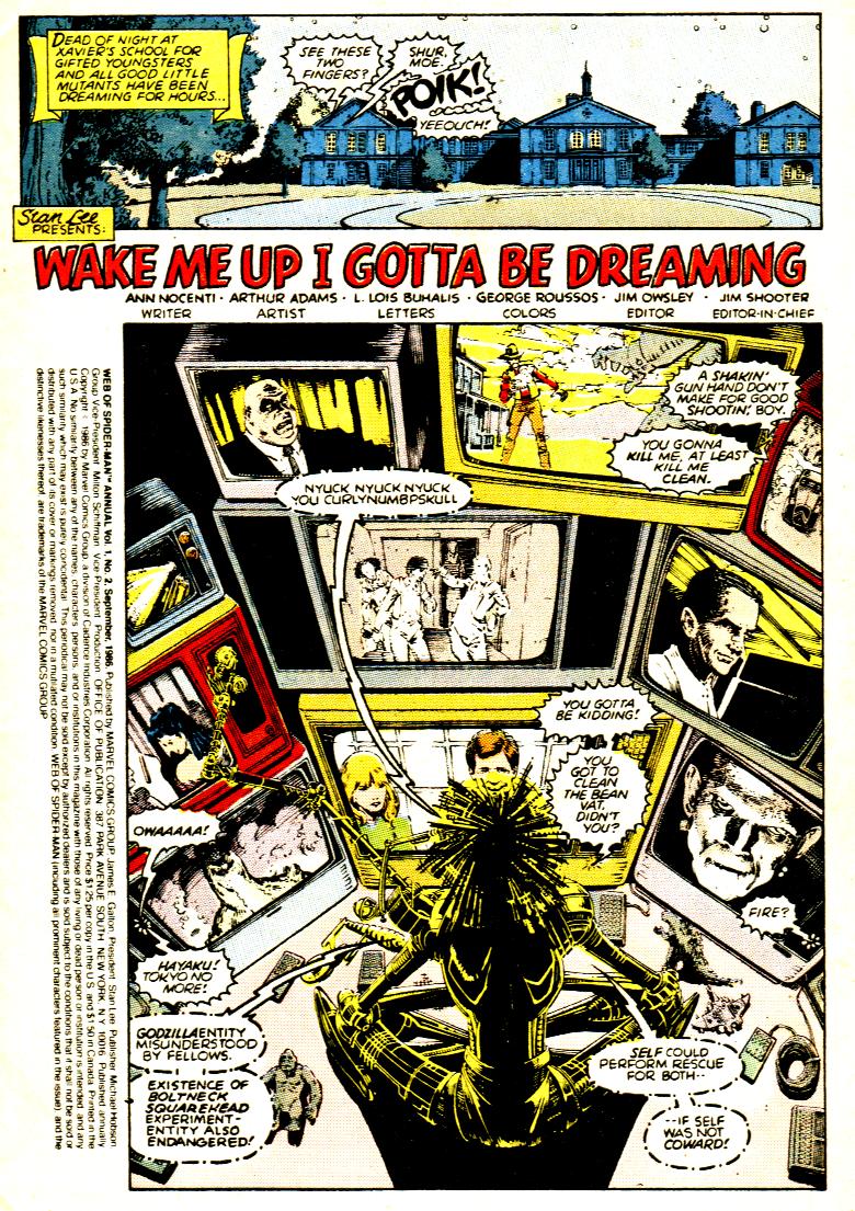 Read online Web of Spider-Man (1985) comic -  Issue # _Annual 2 - 2