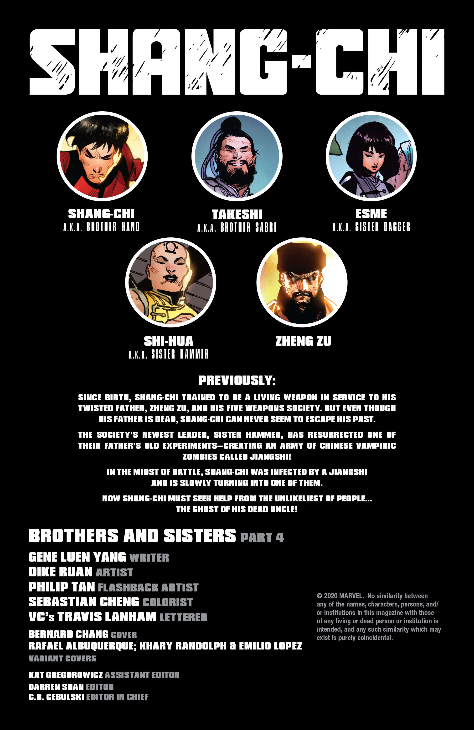 Read online Shang-Chi (2020) comic -  Issue #4 - 2