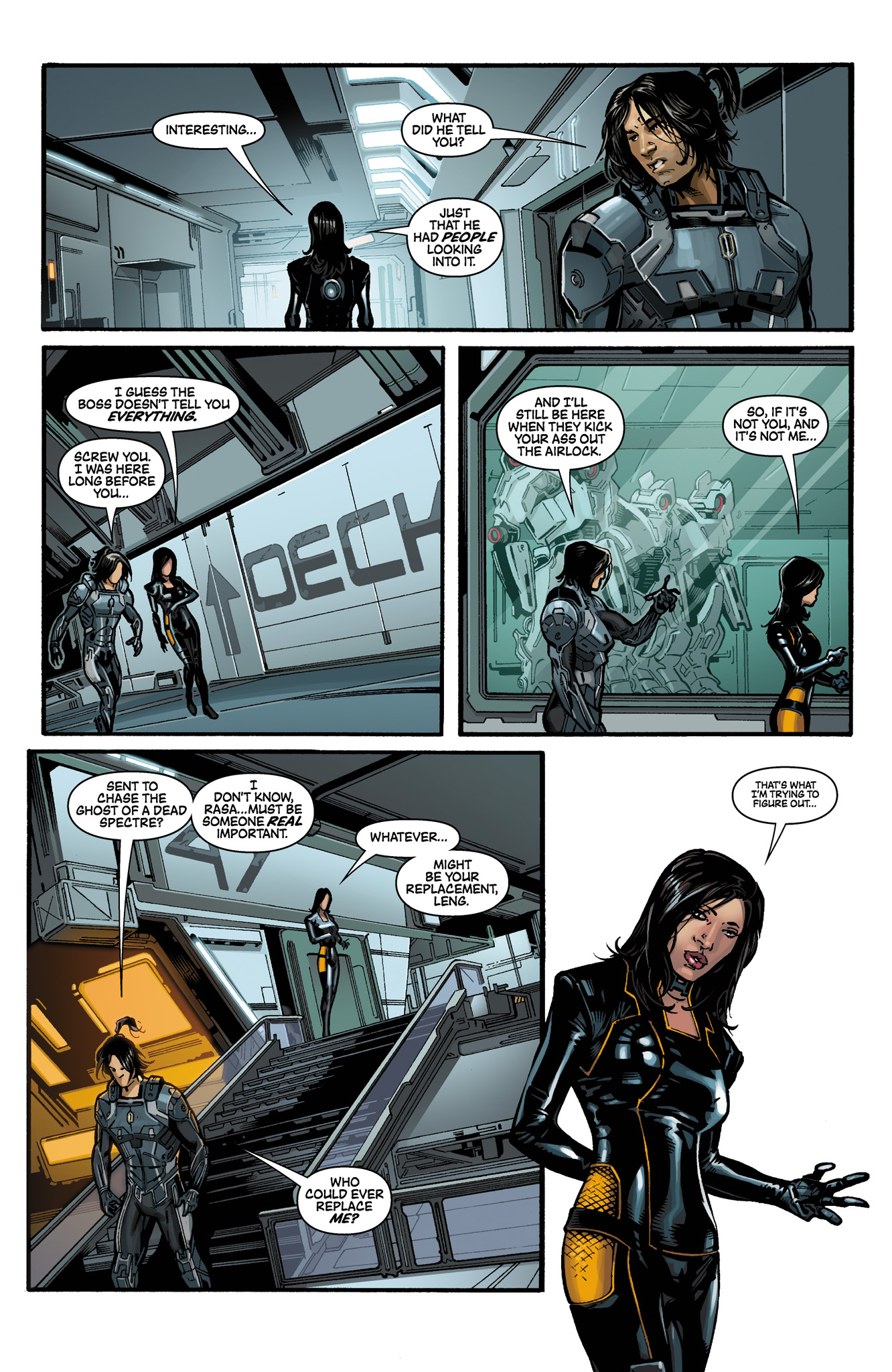 Read online Mass Effect: Foundation comic -  Issue #5 - 6
