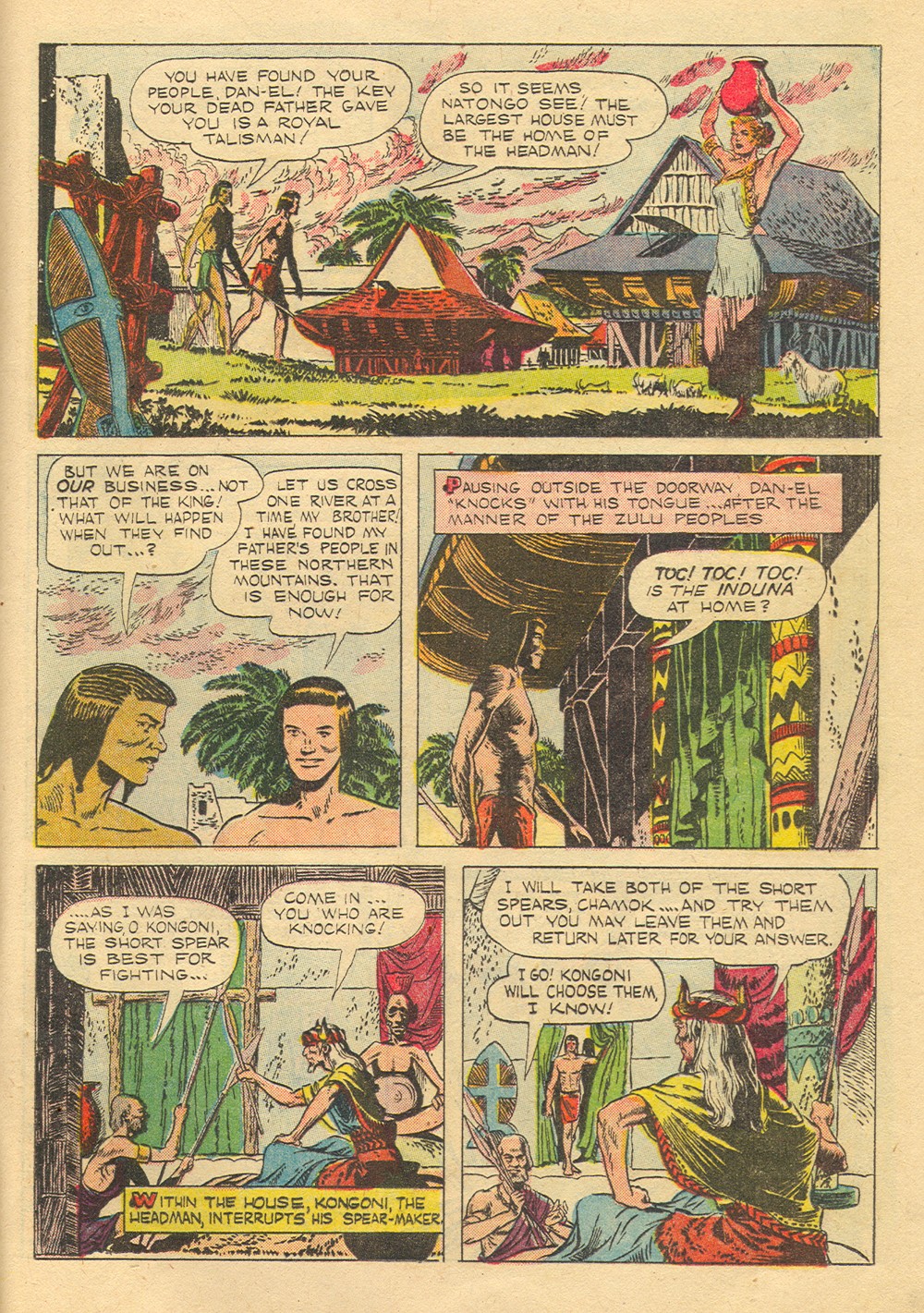 Read online Tarzan (1948) comic -  Issue #39 - 45